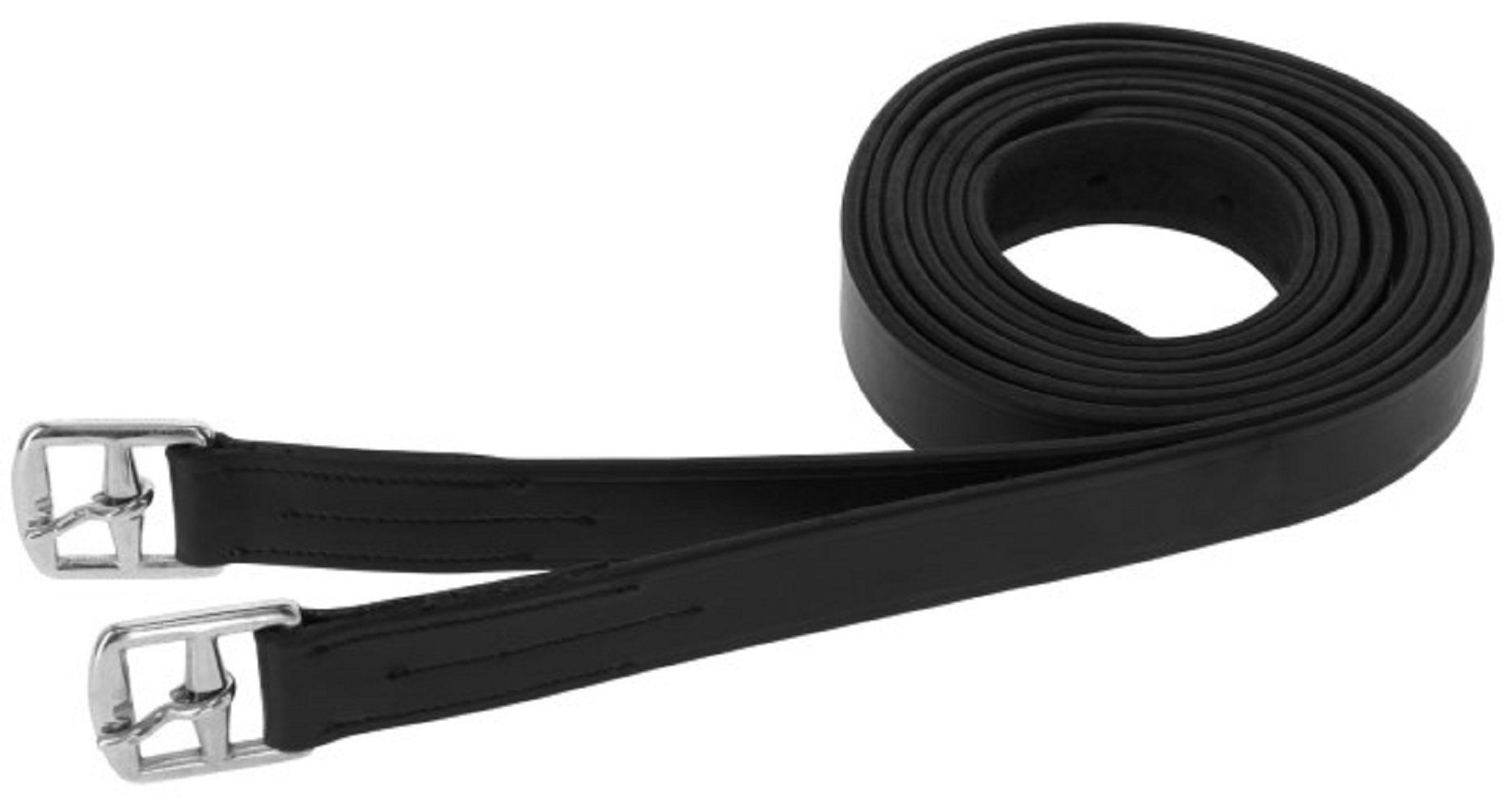 Kerbl Steigbügel Steigbügelriemen, Leder, 145 cm, 27 mm, schwarz, paarweise, 32347, (1-St)