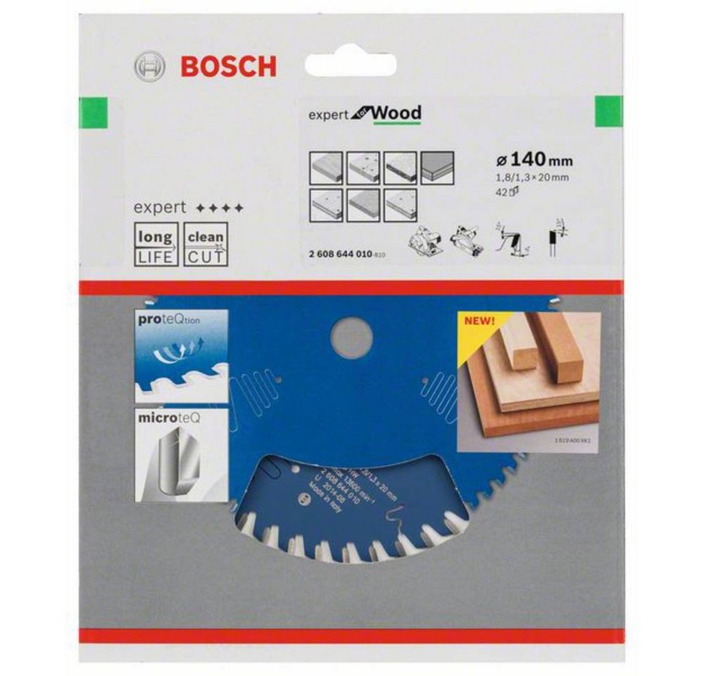 Thumbnail - BOSCH Kreissägeblatt Kreissägeblatt140 x 20 x 1.8 mm, 42