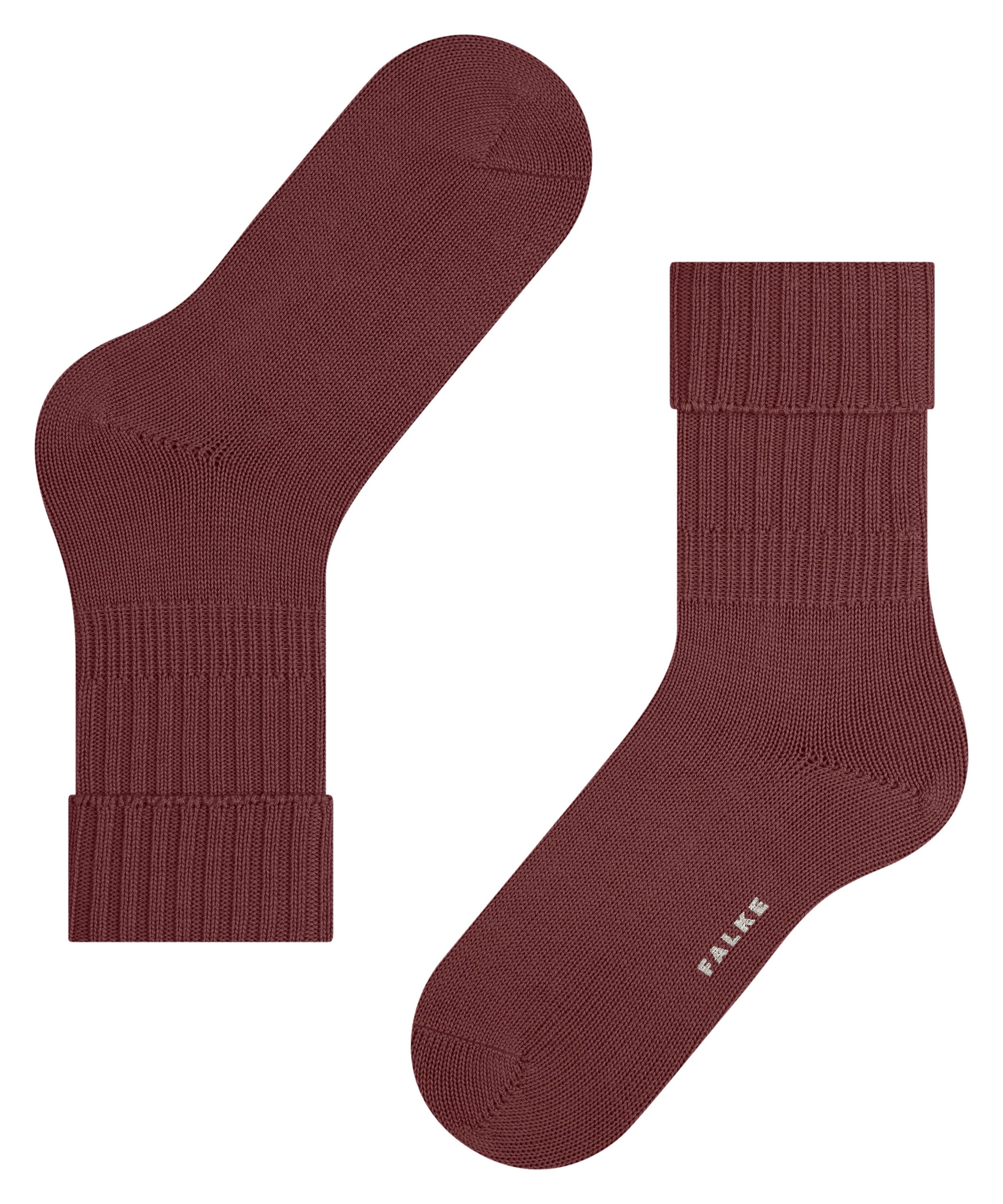 FALKE Funktionssocken Striggings Rib Bootsocken mit rustikaler Rippe (1-Paar) mit rustikaler Rippe