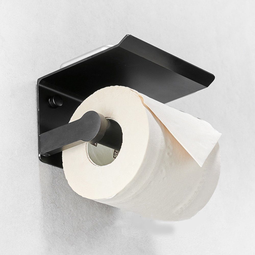 Haiaveng Toilettenpapierhalter Papierhandtuchhalter (Wirtschaftliche Verpackung) erforderlich mit kein Unterteilungen, Bohren