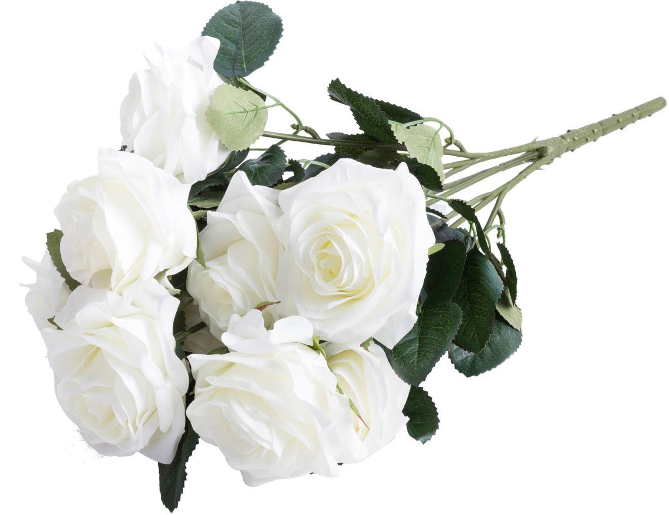 Kunstblume Rosenbusch Dijon Rose, Botanic-Haus, Höhe günstig online kaufen