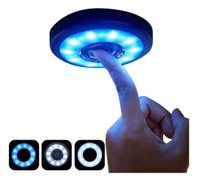 Jioson LED Nachtlicht Nachtlicht Dimmbar Touch-Licht Magnetische Unterbauleuchte aufladbar, LED fest integriert, Tageslichtweiß, blaues Licht, Lichtweiß, USB Leuchte Innenraumleuchte Geeignet für Autodach,Regal,Schrank,Küche