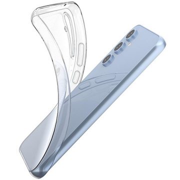 CoolGadget Handyhülle Transparent Ultra Slim Case für Samsung Galaxy A54 5G 6,4 Zoll, Silikon Hülle Dünne Schutzhülle für Samsung A54 5G Hülle