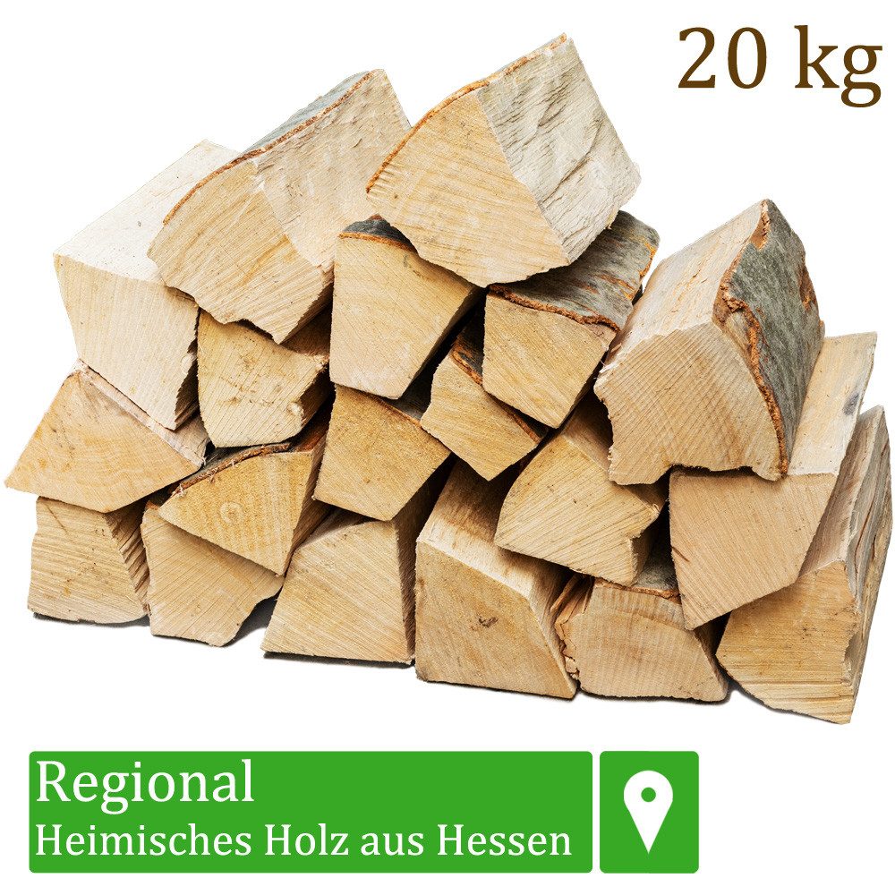 Kaminholz Brennholz Kaminholz Holz 20kg Ofen Kamin Kaminofen Grill Buche 25 cm