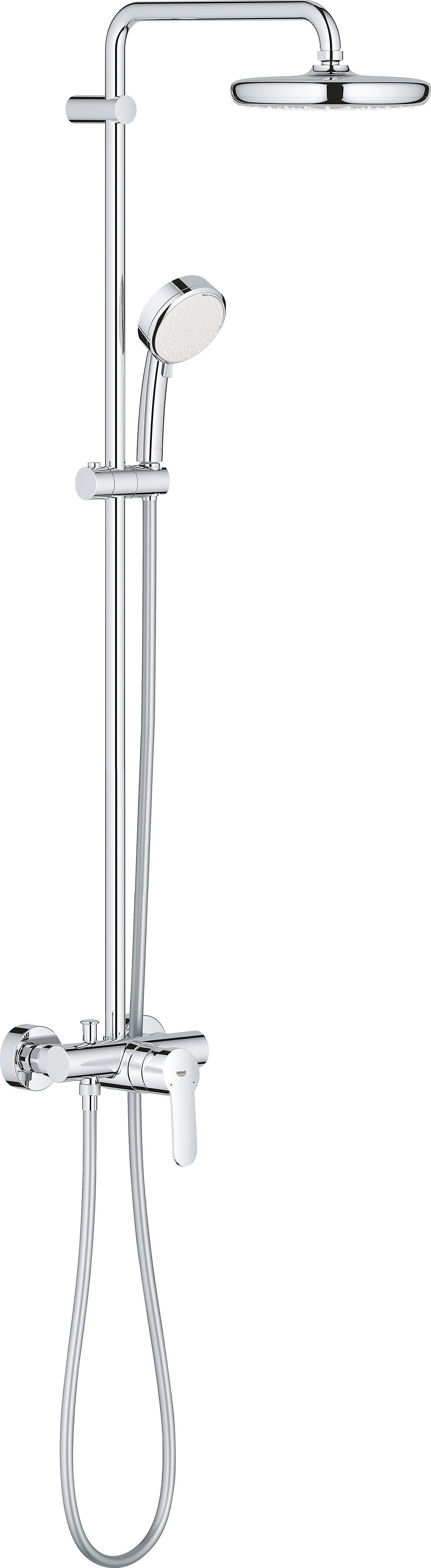 Grohe Duschsystem Tempesta Cosmopolitan, Höhe 102,8 cm, 1 Strahlart(en), Packung, mit langlebieger und scheinender Oberfläche