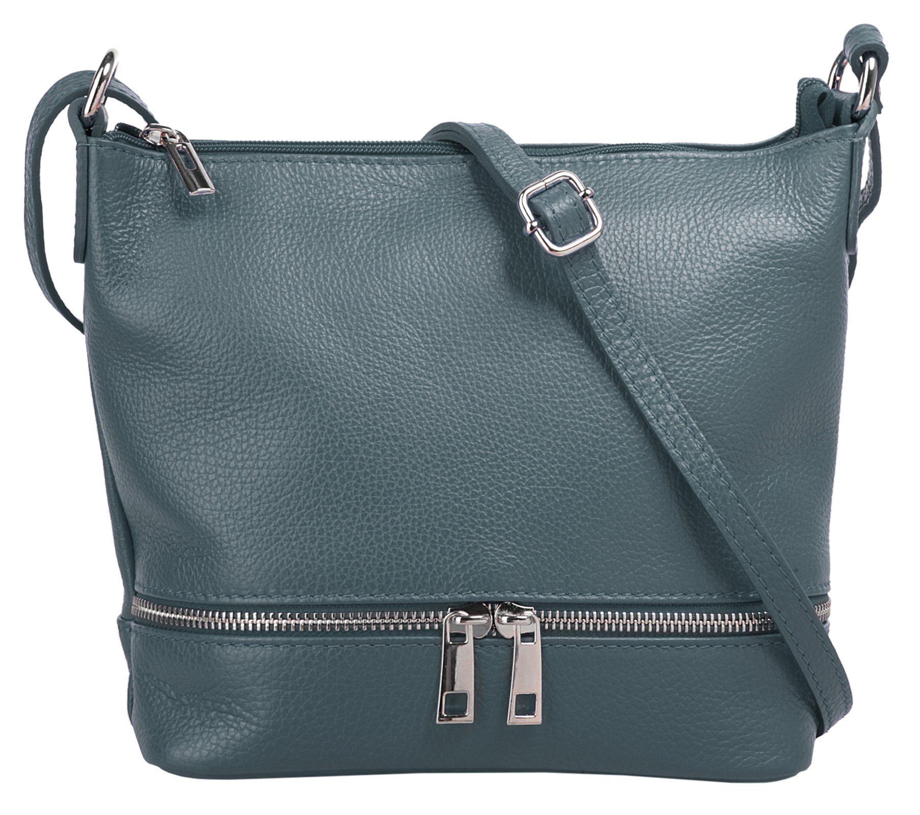 Cluty Umhängetasche CLUTY Damen echt Leder, Made in Italy, echt Leder, Made in Italy