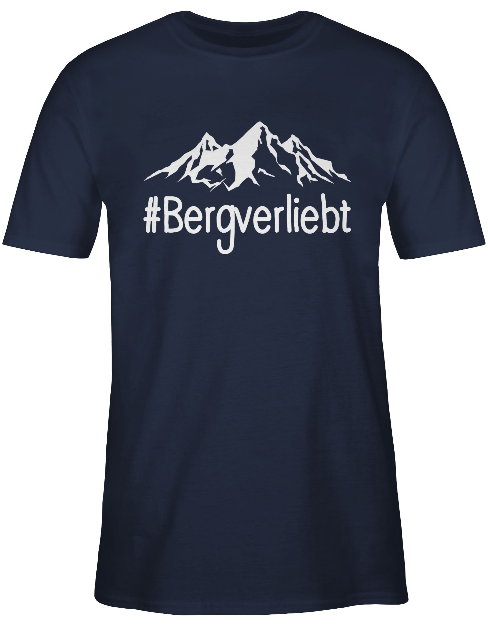T-Shirt Bergverliebt - weiß
