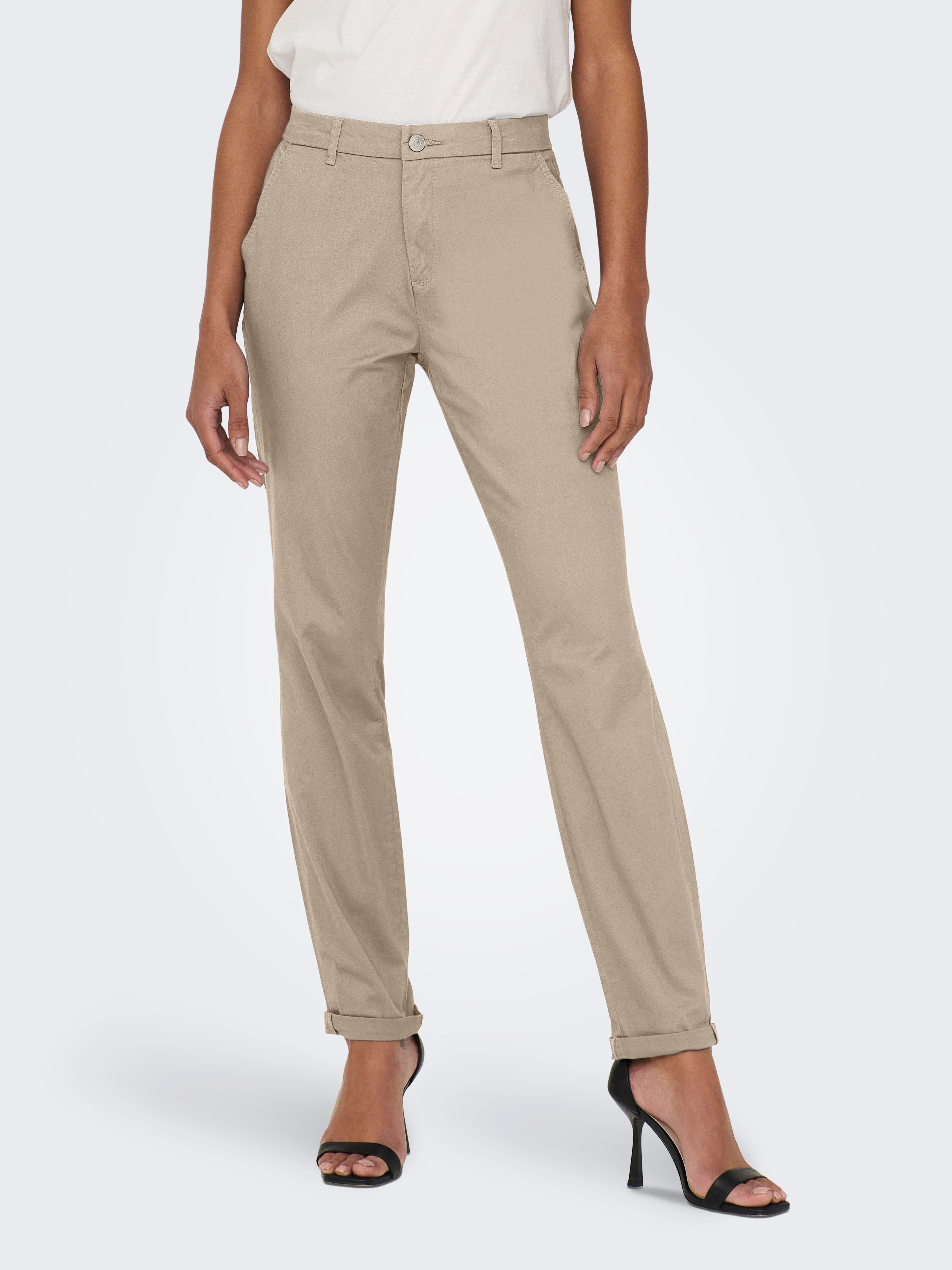 ONLY Chinohose ONLPARIS REG CHINO PANT gepflegte Hose mit schmaler Beinform