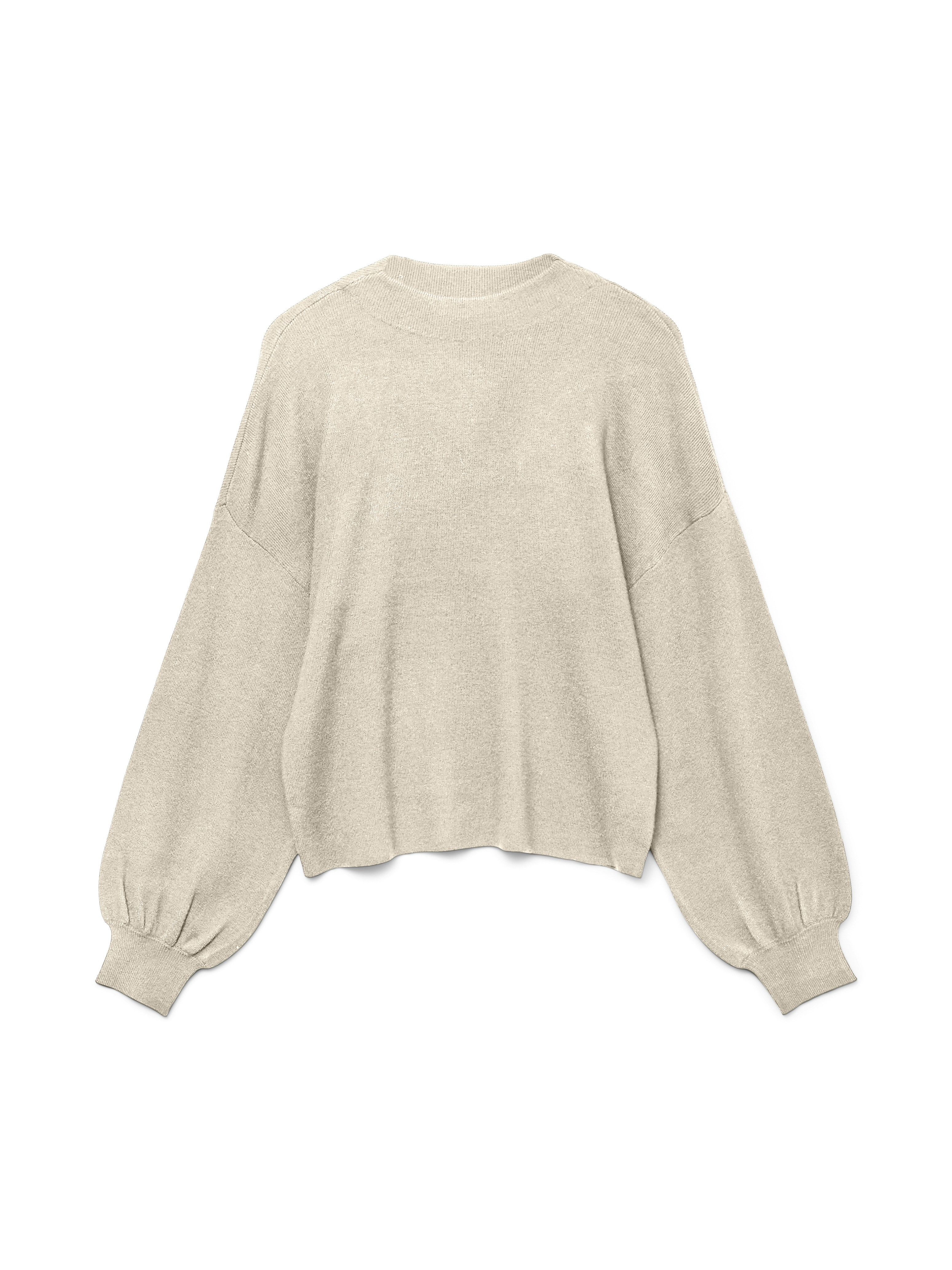 Strickpullover VMNANCY LS FUNNELNK PULLOVER GA