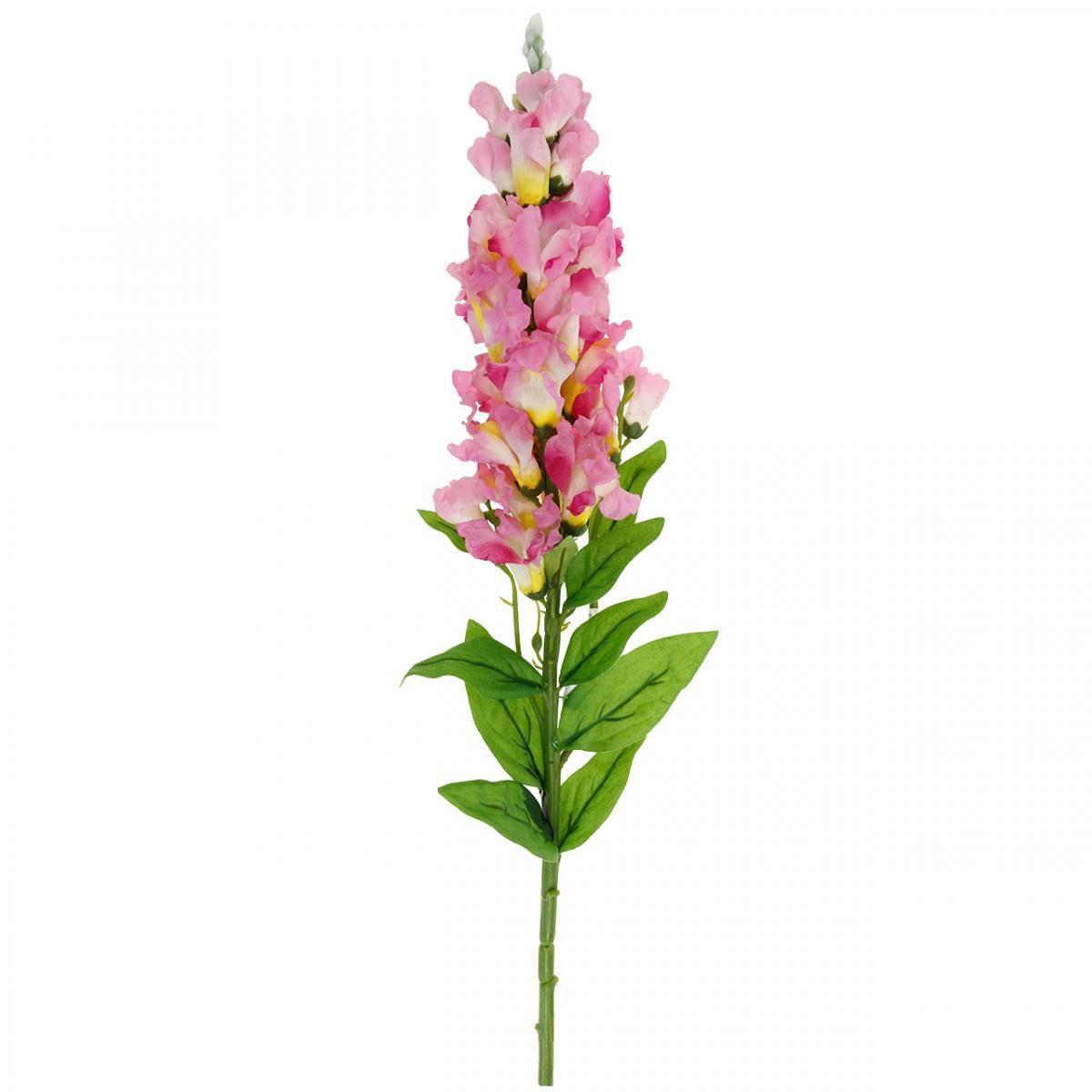Kunstblume Löwenmäuler Seidenblume Künstliches Löwenmäulchen Pink Gelb Deko