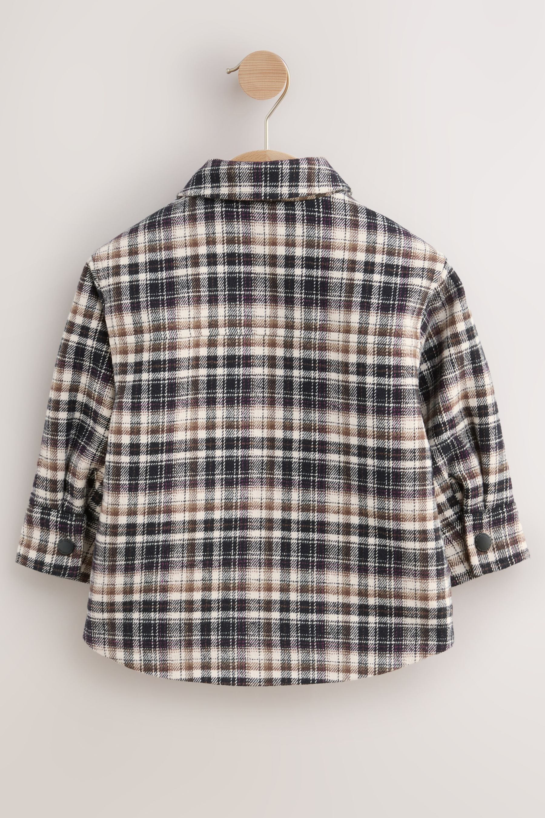 Next Hemdjacke Karierte Hemdjacke mit Teddyfellfutter günstig online kaufen