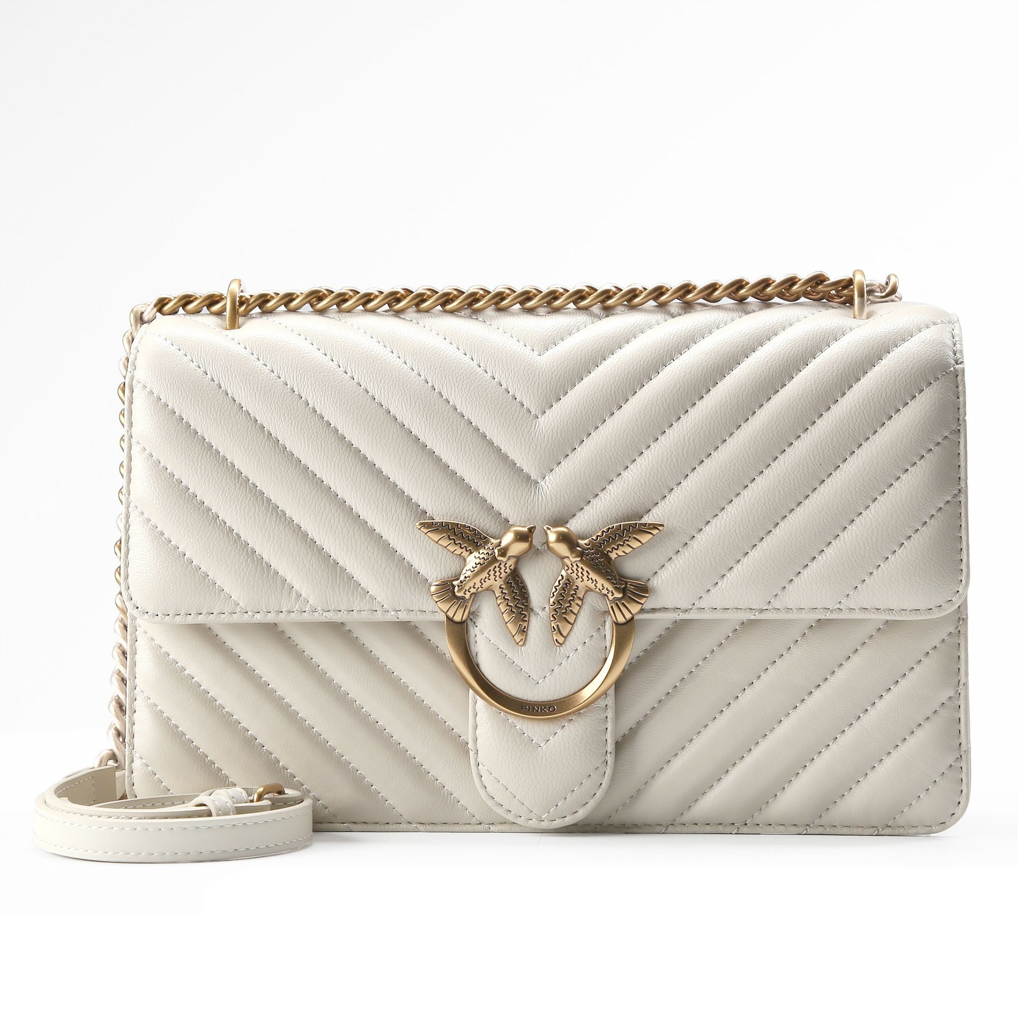 PINKO Umhängetasche Love One, Leder