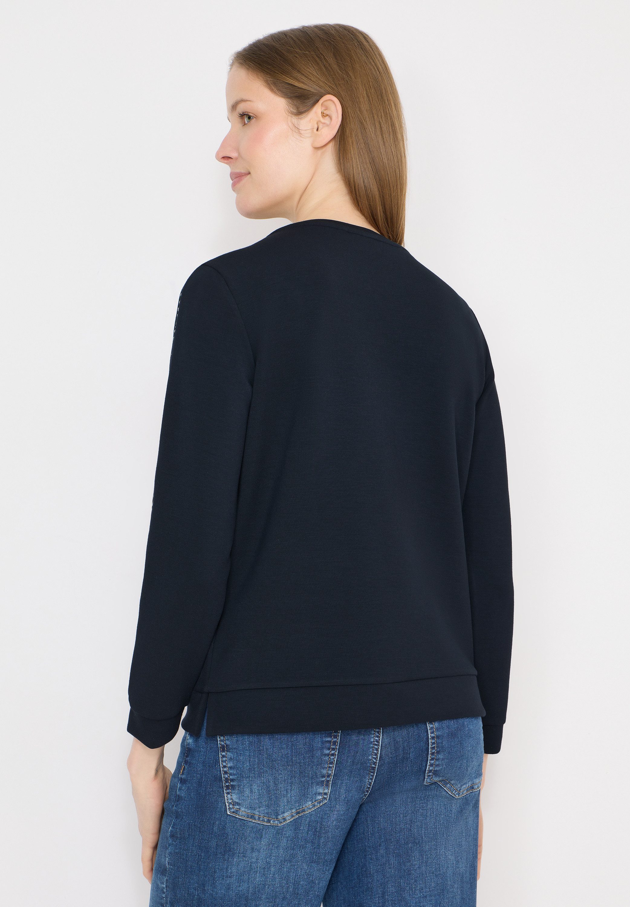 CECIL Sweatshirt mit U-Boot-Ausschnitt günstig online kaufen