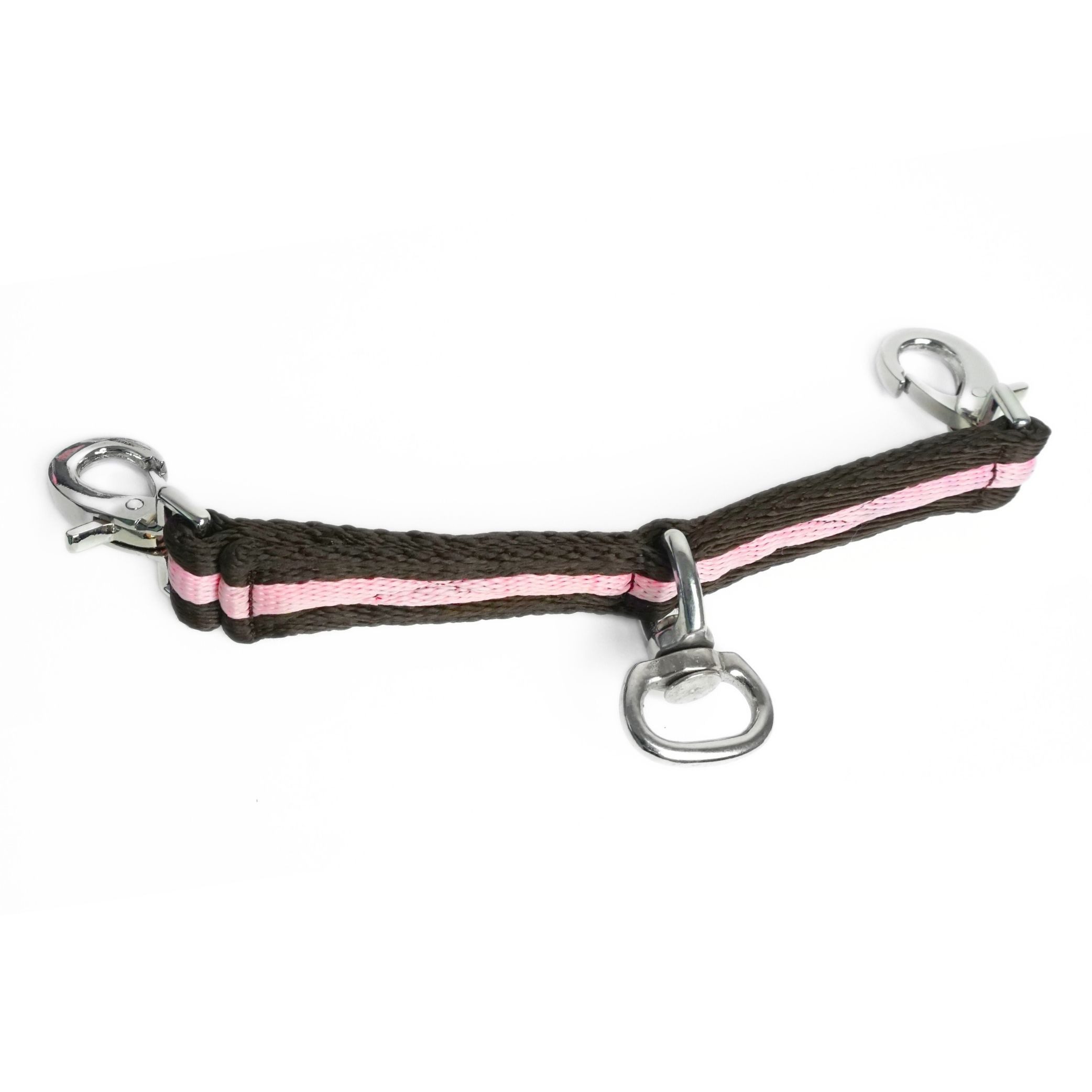 Pferdelinis Führleine Longierbrille Pferd mit Karabiner, für Longieren, Gymnastizieren, Verbindung beider Gebissringe