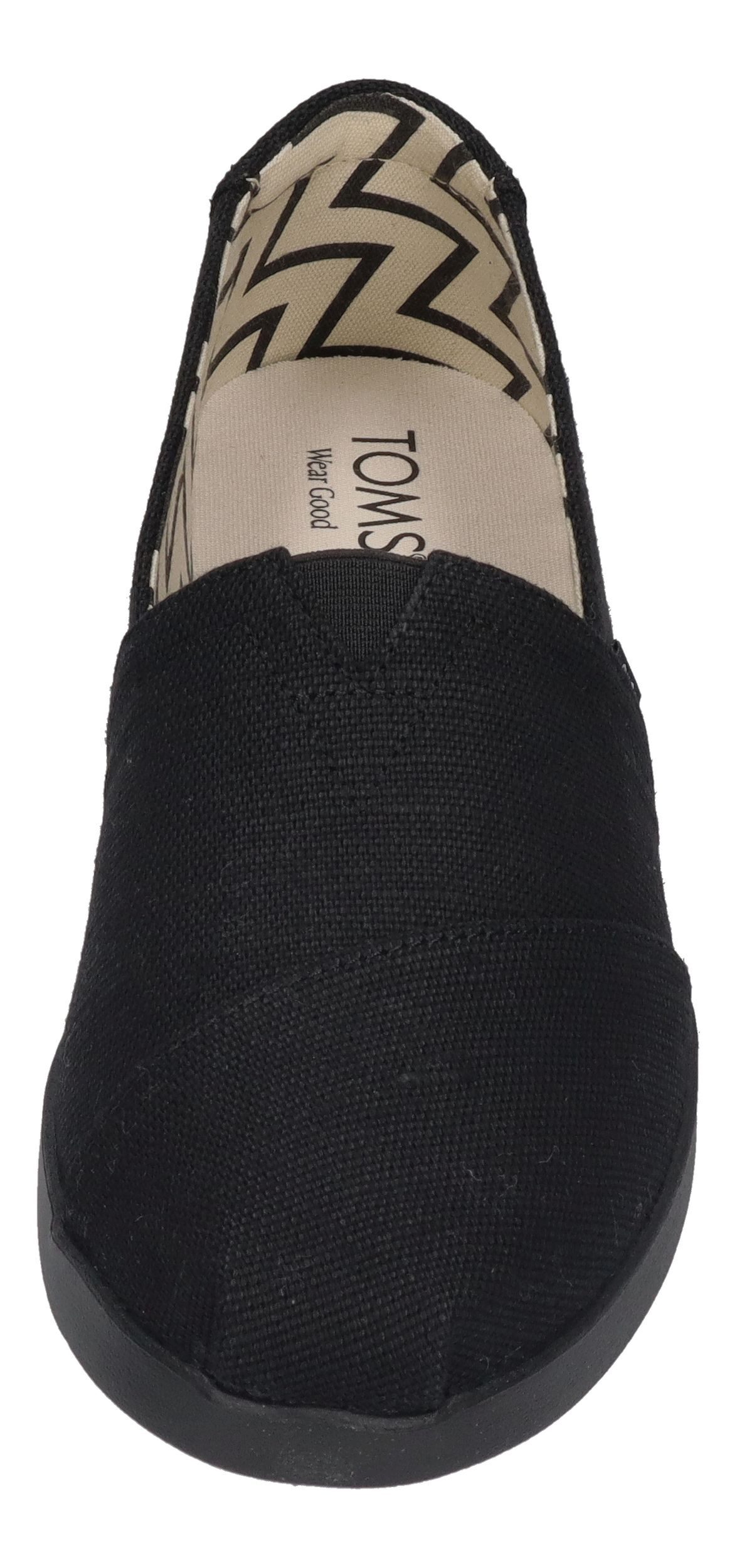 TOMS ALPARGATA PLUS Espadrille Black Black Heritage
