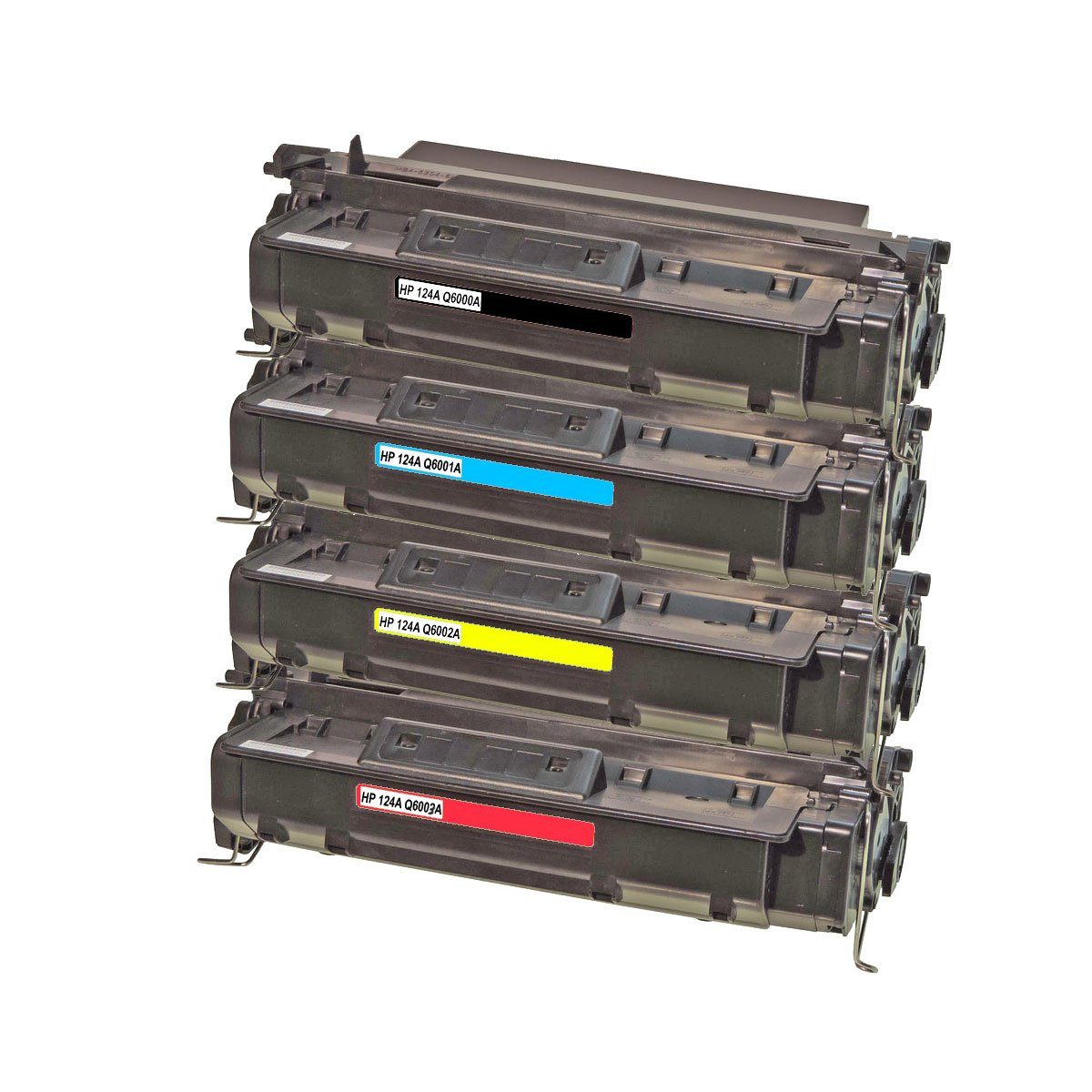 Gigao Tonerkartusche Kompatibel HP 124A Multipack 4-Farben (Schwarz, Cyan, Magenta, Gelb), für HP Color LaserJet 1600 | Tonerpatronen