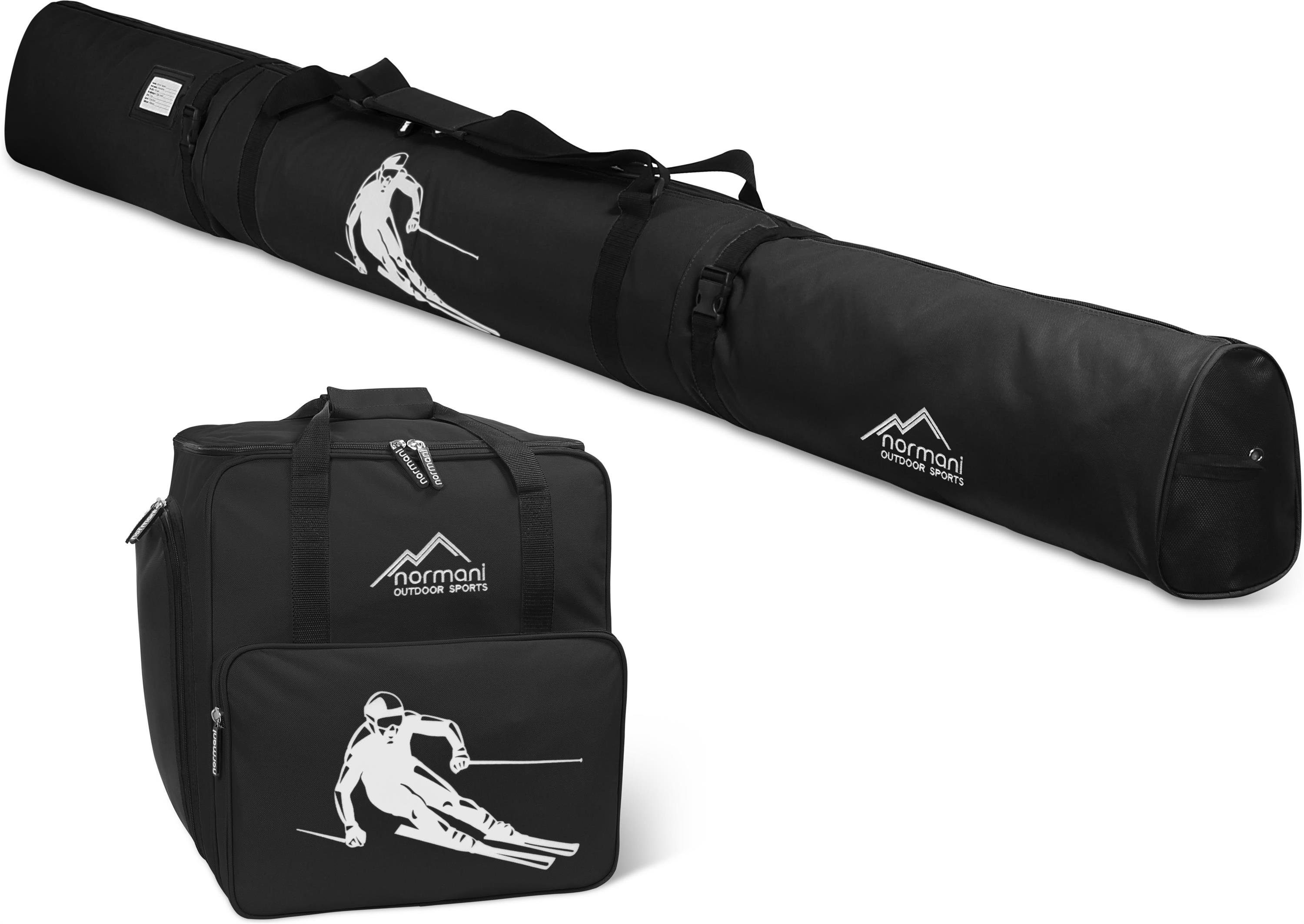 normani Sporttasche Kombiset Skitasche und Skischuhtasche, Skiset Skibag gepolsterte Skitasche Skisack