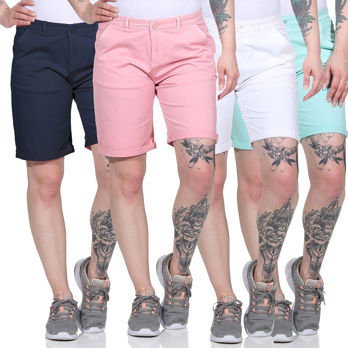 Geographical Norway Bermudas Geographical Norway Damen Bermuda 4048 L/42 Pink