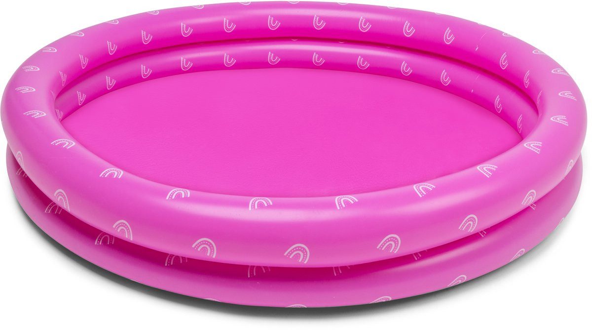 Swim Essentials Pool Swimming Pool 100 cm Pink Rainbow 100 x 15 cm