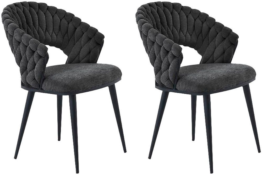 Jockenhöfer Gruppe Esszimmerstuhl Geldern (Set, 2 St), Geflochtenes Design, günstig online kaufen