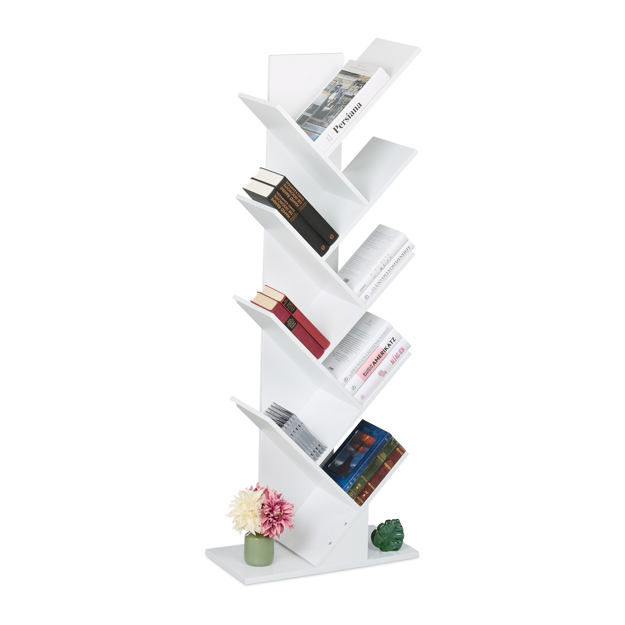 relaxdays Bücherregal 9 Ebene, A günstig online kaufen