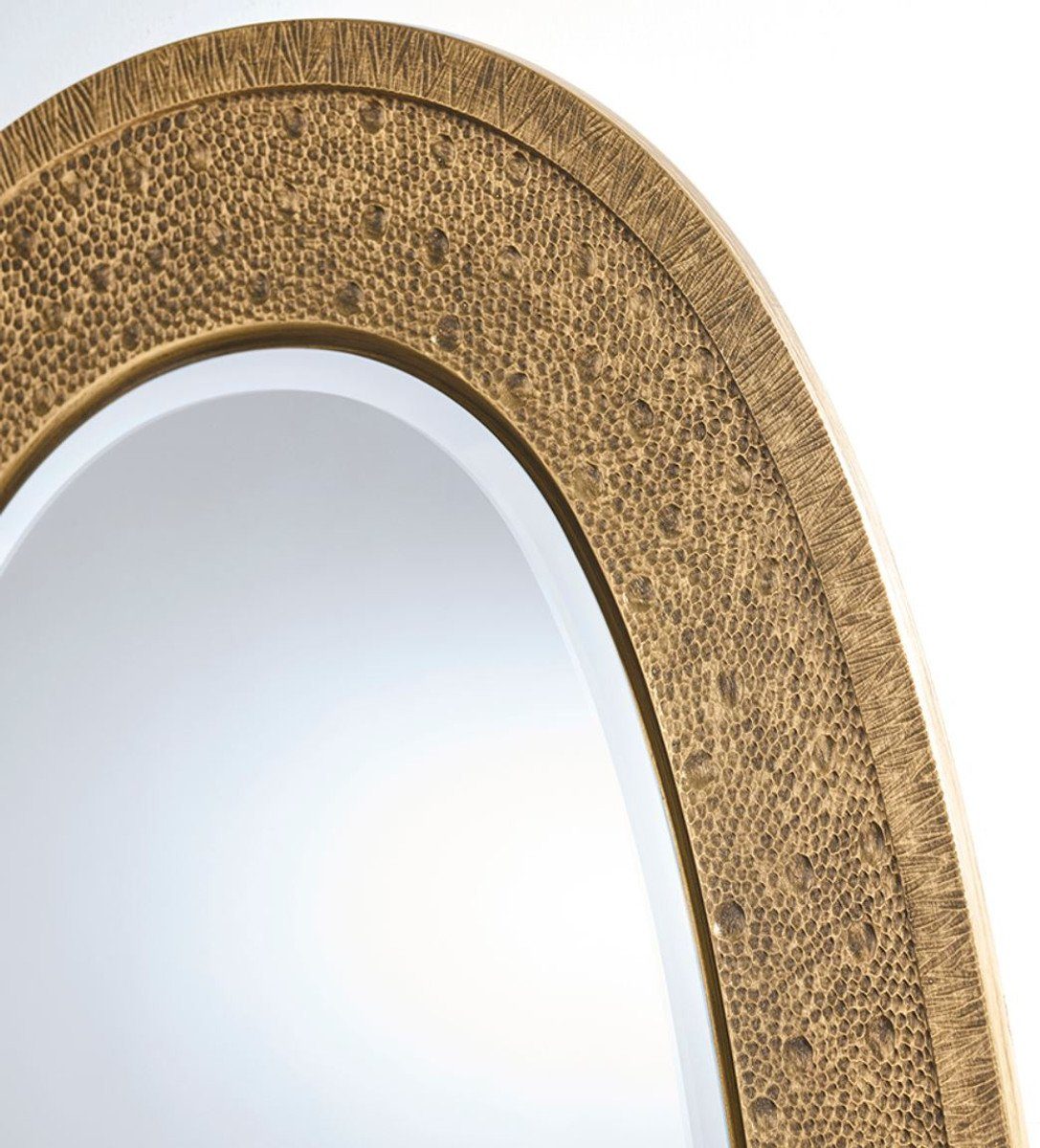 Deko Eleganter - x - Wandspiegel Accessoires Spiegel Ovaler - Spiegel H. - Casa Luxus Spiegel Luxus cm x Wohnzimmer 89 Garderoben Gold 170 Spiegel 5 Padrino