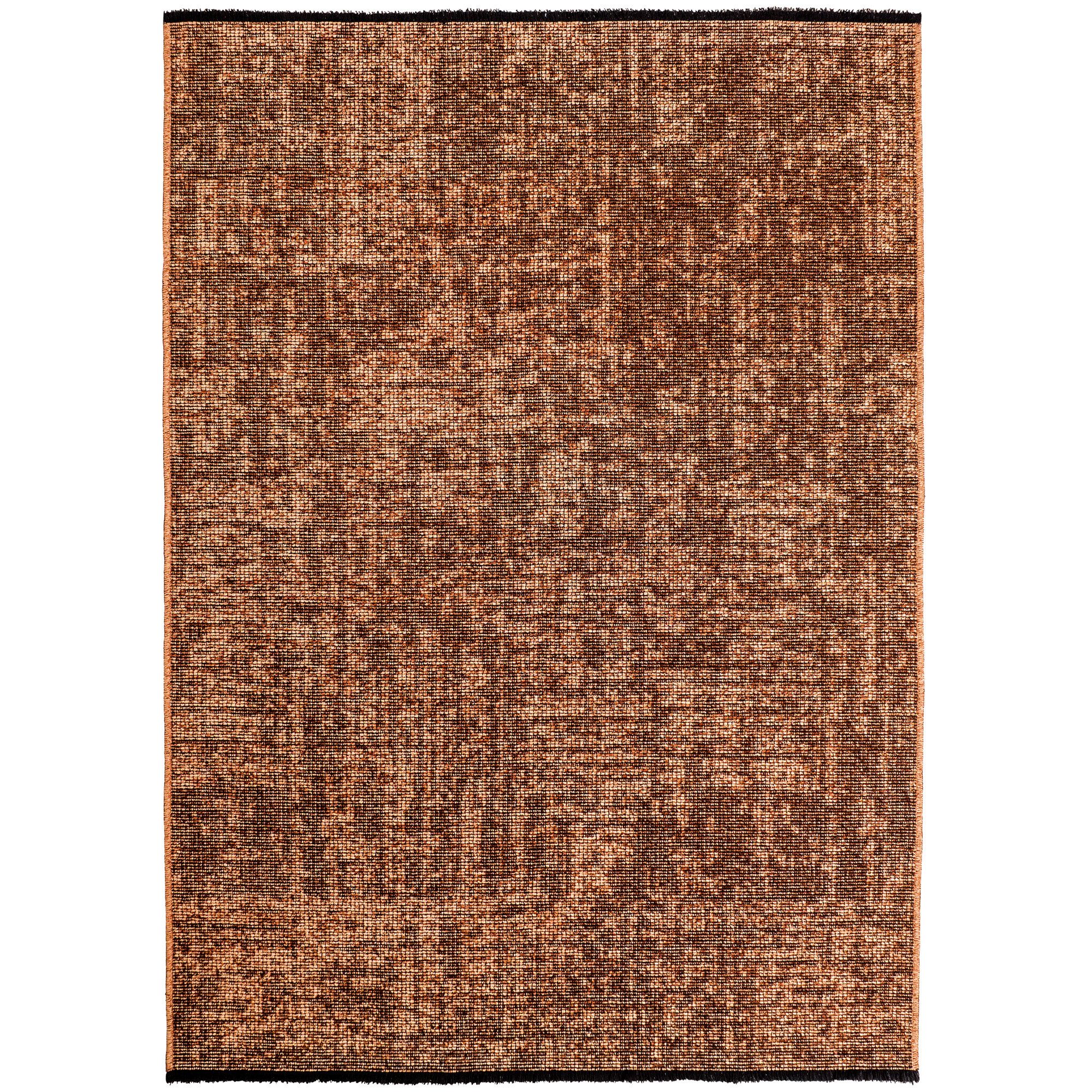 KADIMA DESIGN Wollteppich Kurzflor Teppich KOFEL Baumwolle Uni Waschbar Läufer Flur Küche, Läufer, Höhe: 9 mm, Kupfer, 80x150 cm, Esszimmerteppich Einfarbig Uni – Bild 2 von 5