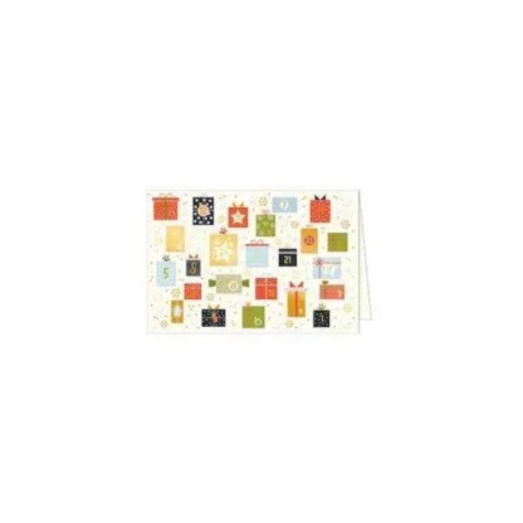 Adventskalender Adventskalenderkarte 21-1120 1St. (Packung, 1-tlg), Ein bezauberndes Adventskalenderbillett