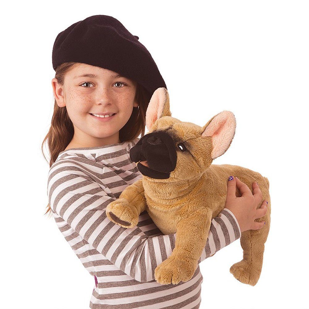 Folkmanis Handpuppen Handpuppe Folkmanis Handpuppe Französische Bulldogge 3066 (Packung)