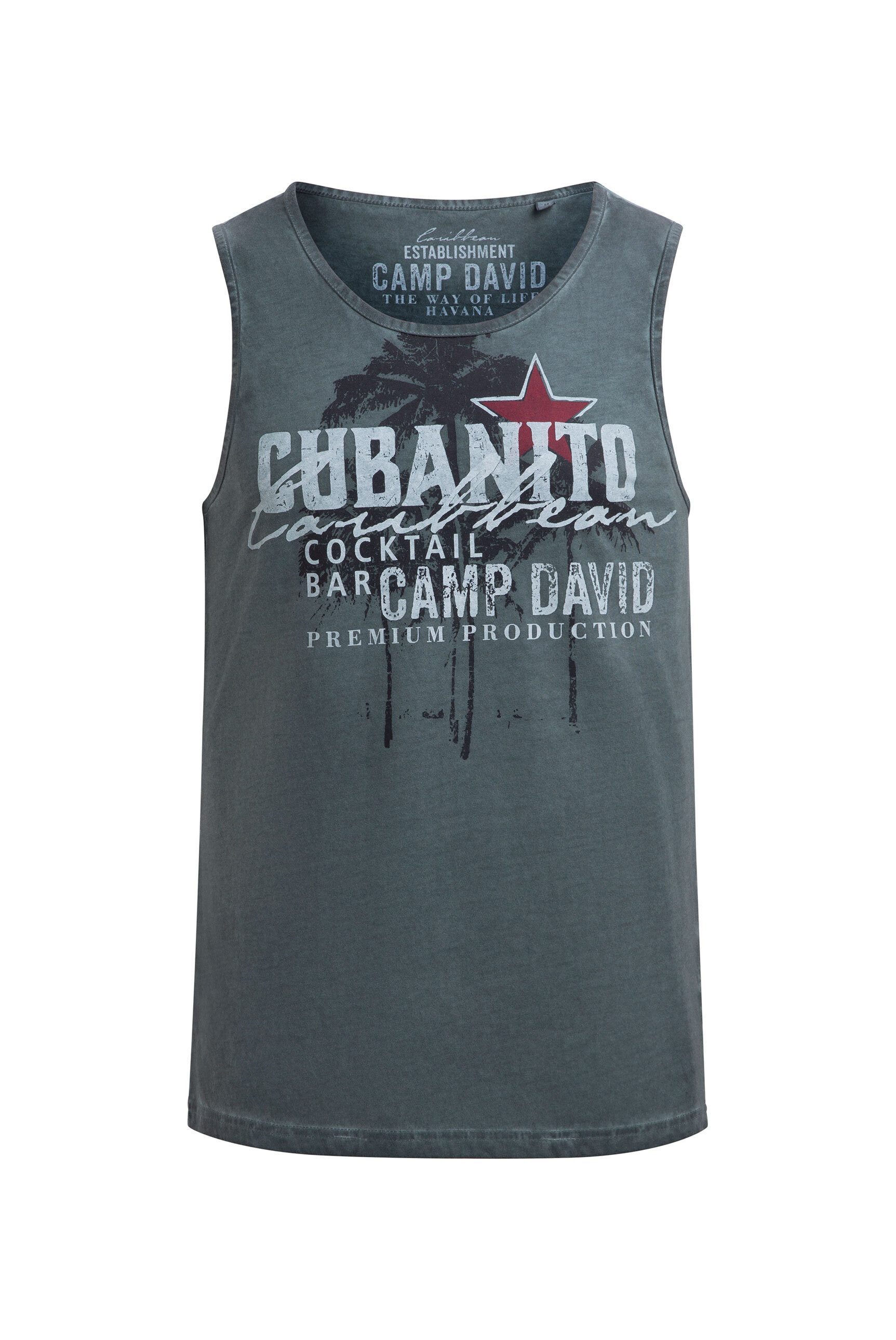 CAMP DAVID Tanktop aus Baumwolle