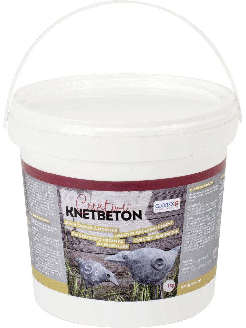 Glorex Bastelnaturmaterial Glorex Creative-Knetbeton 1 kg