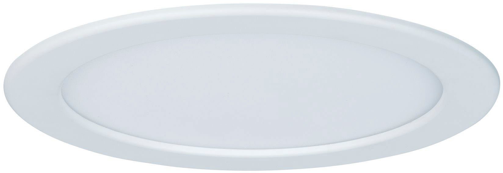 Paulmann LED Panel LED Einbaupanel rund 220mm 16,5W 4.000K, LED fest integriert, Neutralweiß, LED Einbaupanel rund 220mm 16,5W 4.000K