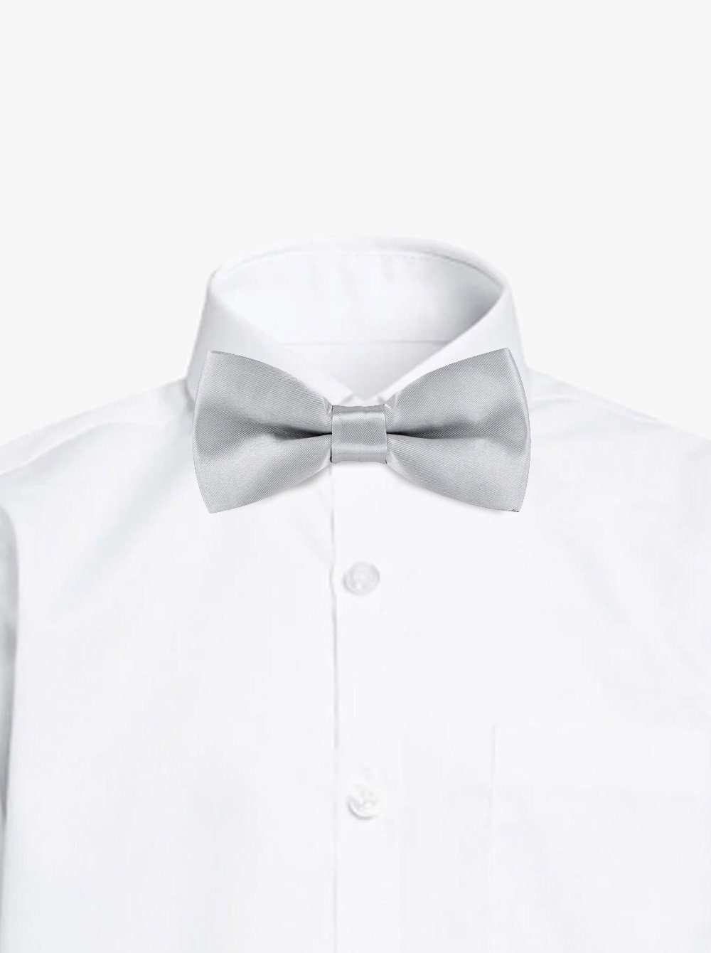 axy Kinderfliege Kinder Jungen Fliege gebunden 10 x 5 cm bereits gebunden, verstellbar, glänzend, Seidenlook