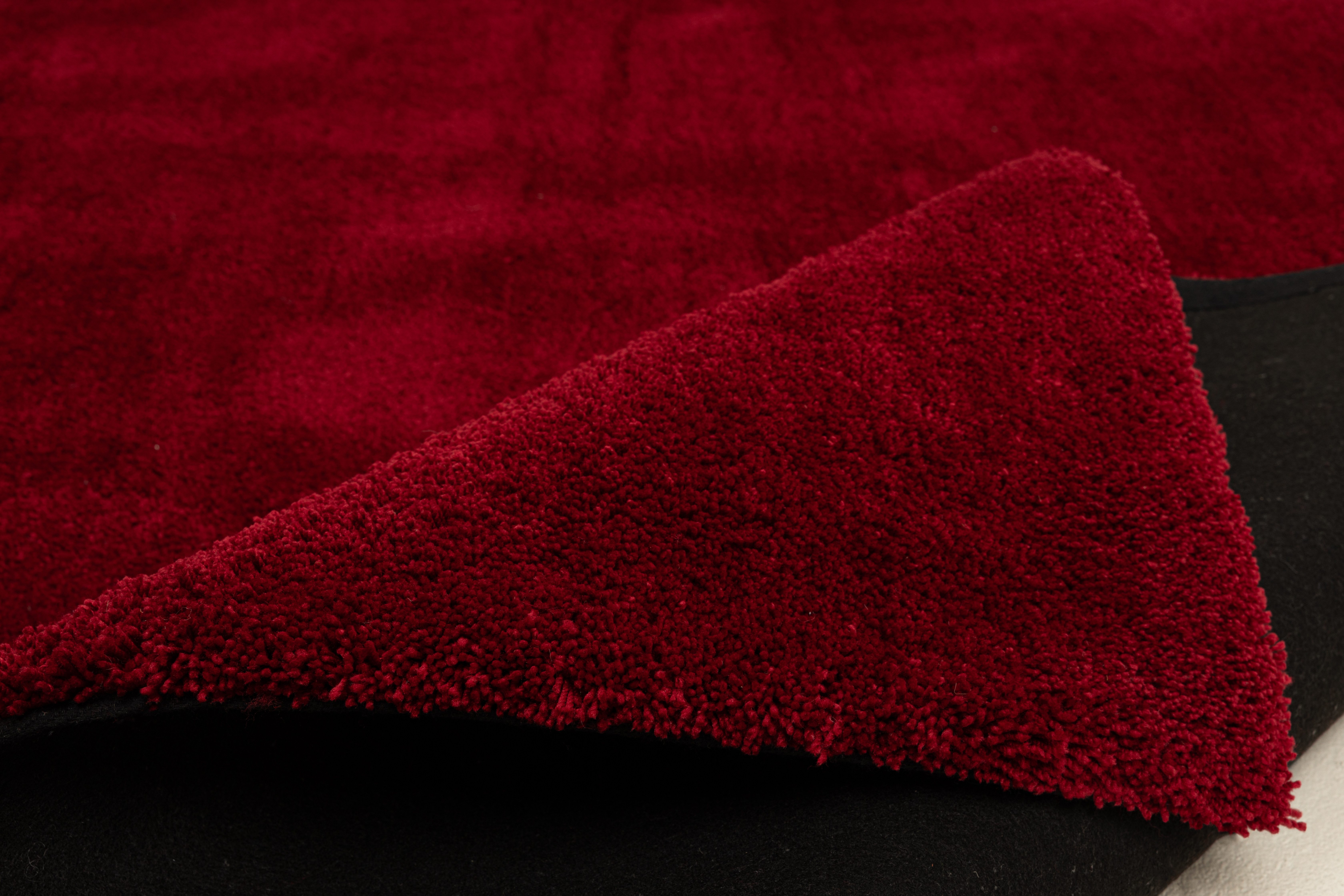 TOM TAILOR HOME Hochflor-Teppich Shaggy Teppich Cozy, rechteckig, Höhe: 25 mm, Uni Farben, auch in Pastell Farben, weich & kuschelig