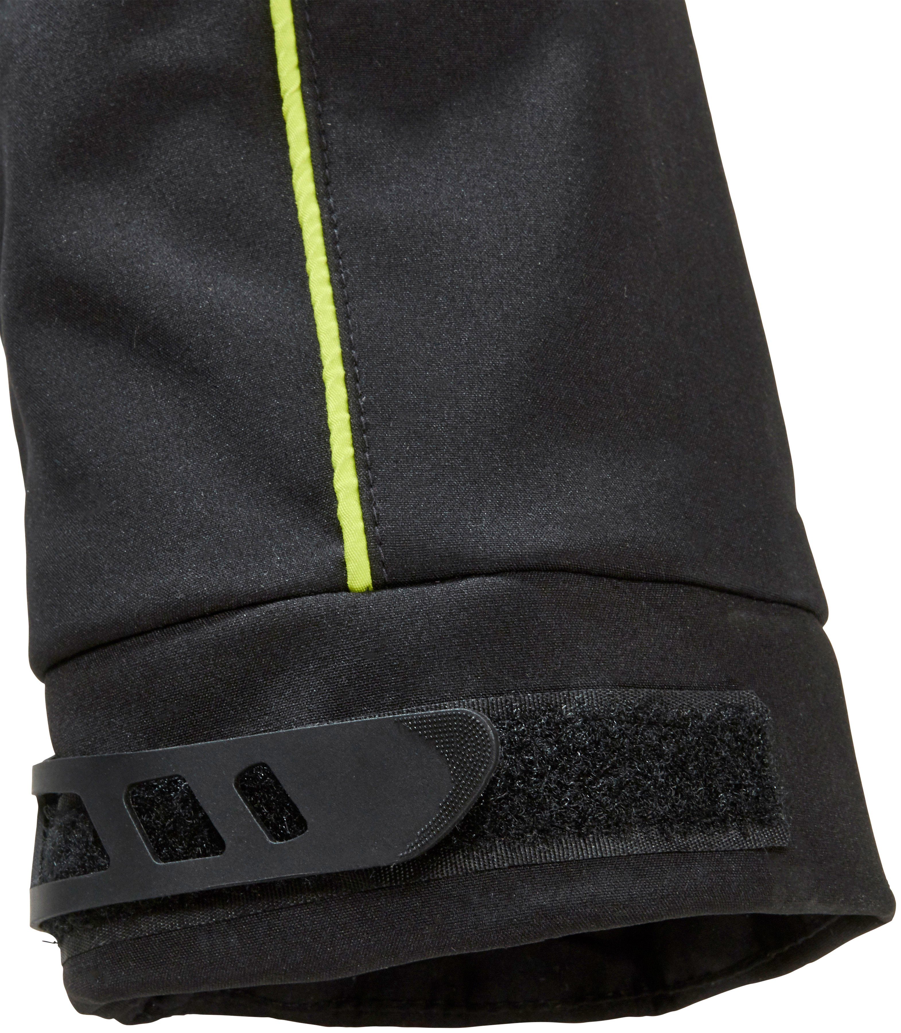 ULTRA Bullstar schwarz-limette Softshelljacke und winddicht wasserabweisend