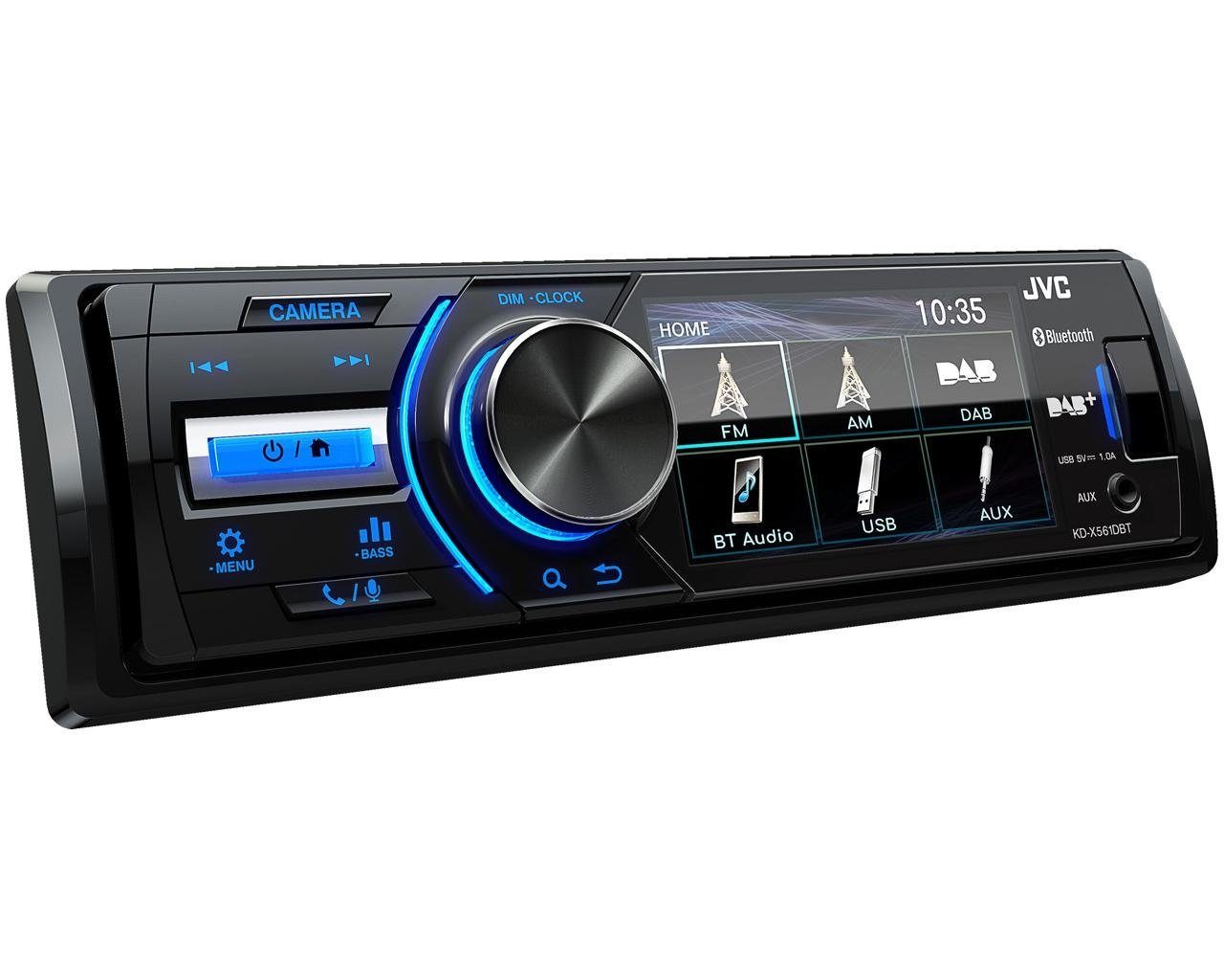 JVC III DSX TFT Radio (Digitalradio 45 W) (DAB), Autoradio für DAB+ Bluetooth Golf VW USB