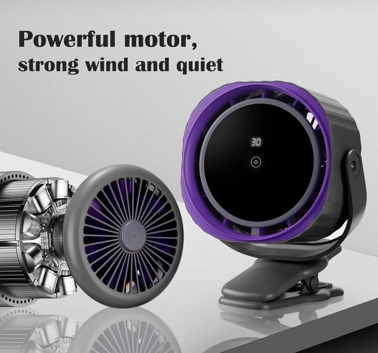 LaCute Akku-Ventilator Tragbarer USB Ventilator mit günstig online kaufen