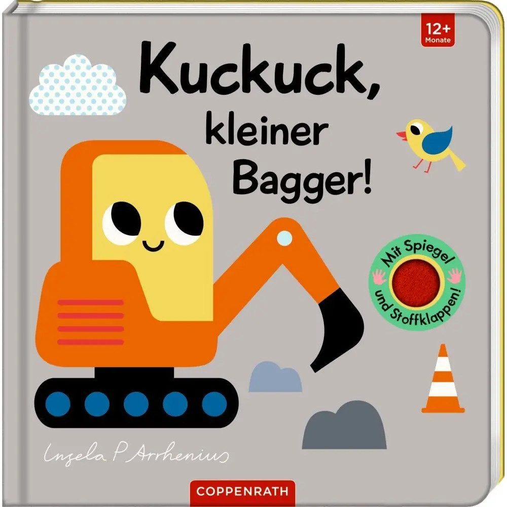 Zeichenalbum Mein Filz-Fühlbuch: Kuckuck, kl. Bagger! (Fühlen&begreifen)