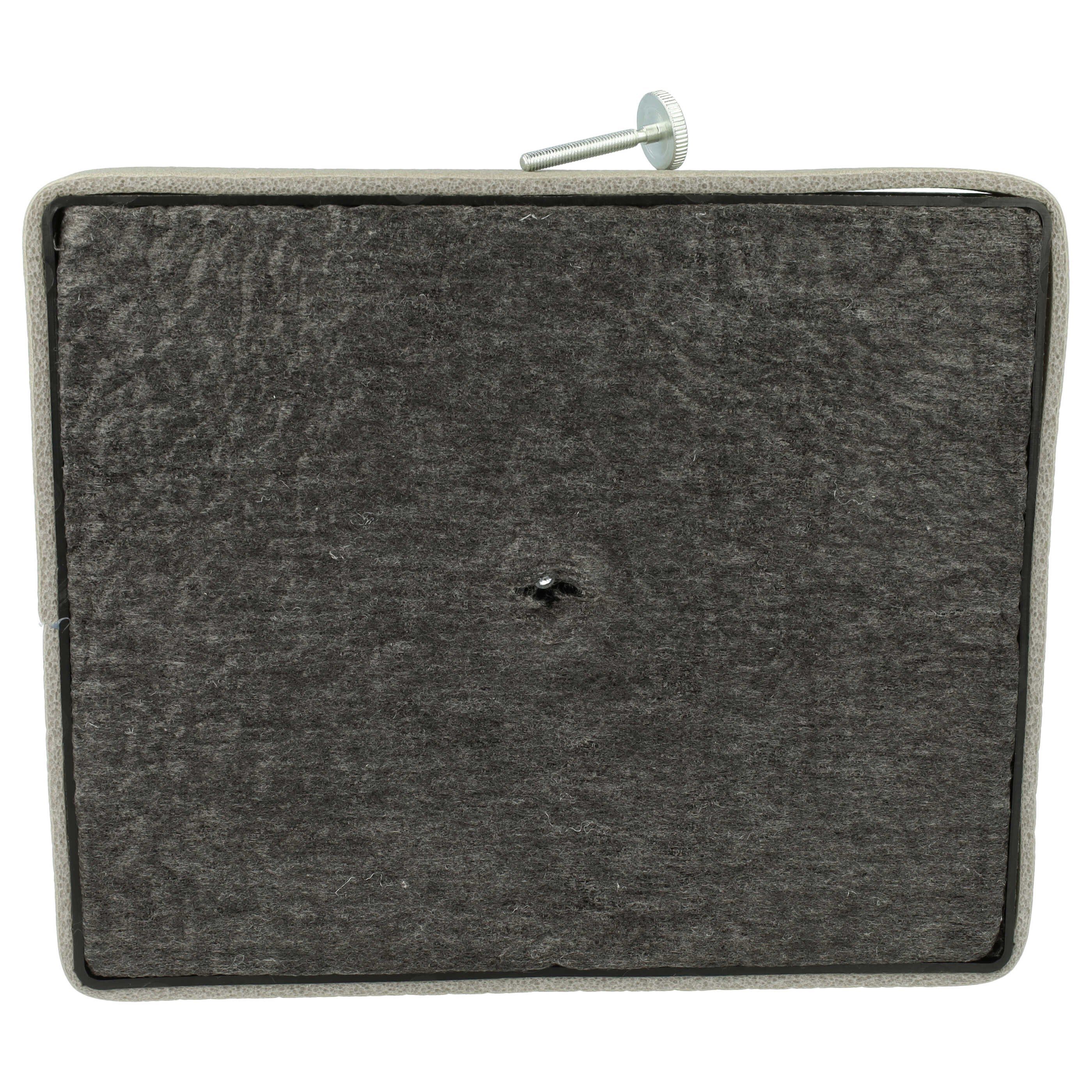 vhbw Aktivkohlefilter passend für Miele DA371, DA372, DA60-1, DA68, DA71, DA72/1, DA73, Zubehör für Miele DA371 DA372 DA60-1 DA68 DA71 DA72/1 DA73 DA76/1 DA78 DA82