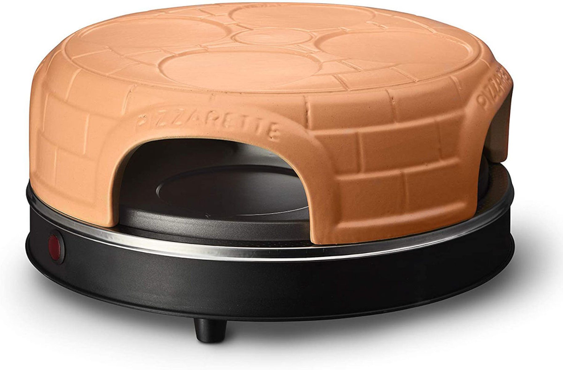 Emerio Standgrill Pizza-Ofen, PIZZARETTE PO-115847.1 für 4 Personen Mini-Pizza, 1100 W