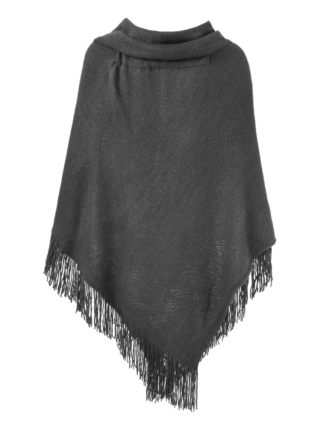 Autrucker Poncho Damen Poncho Schal, Kuscheliges Oversize Cape mit offener Front (1-St) Weicher Schulterumhang für Herbst und Winter – Bild 4 von 5