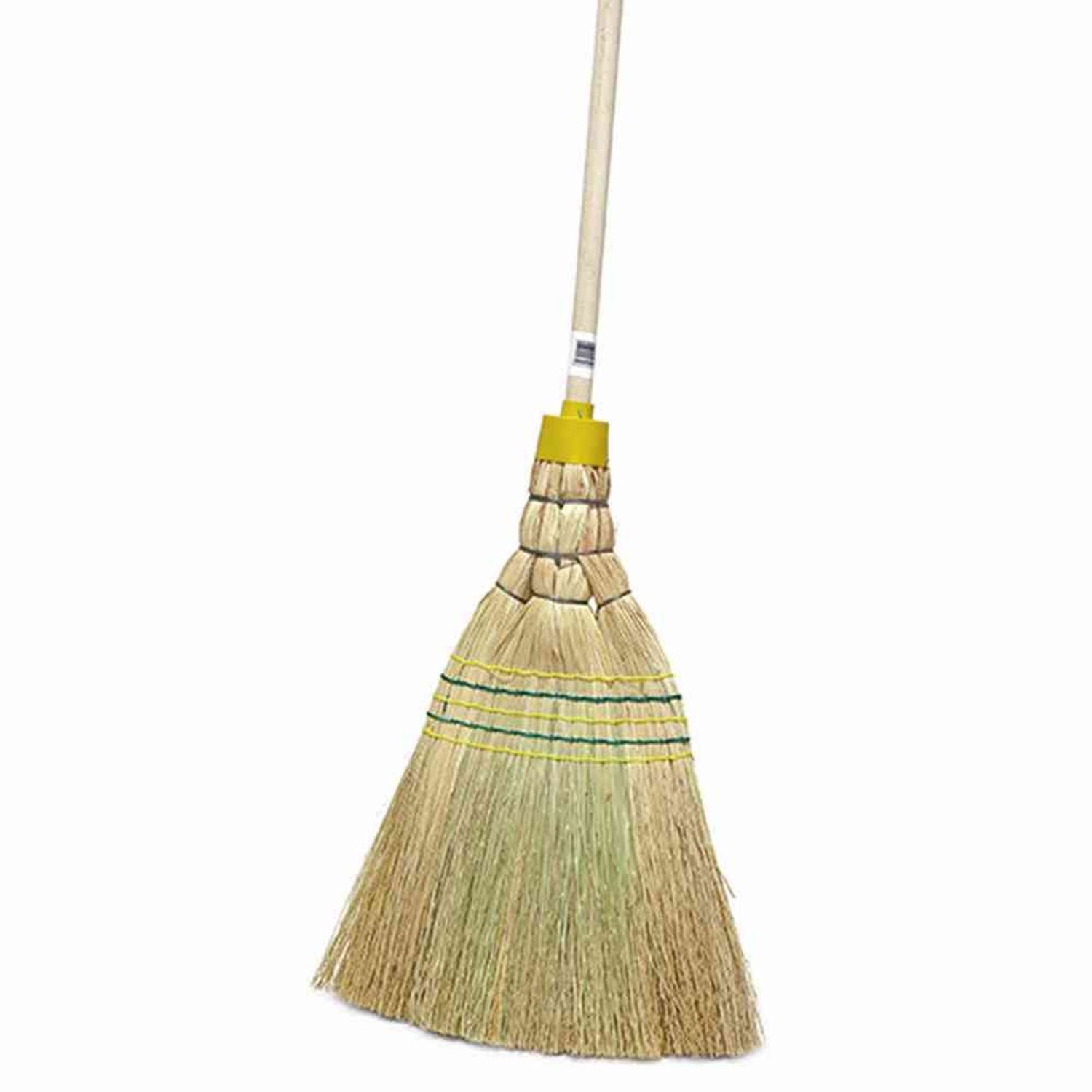 SOREX Straßenbesen Industrie-Reisstrohbesen 5-Naht