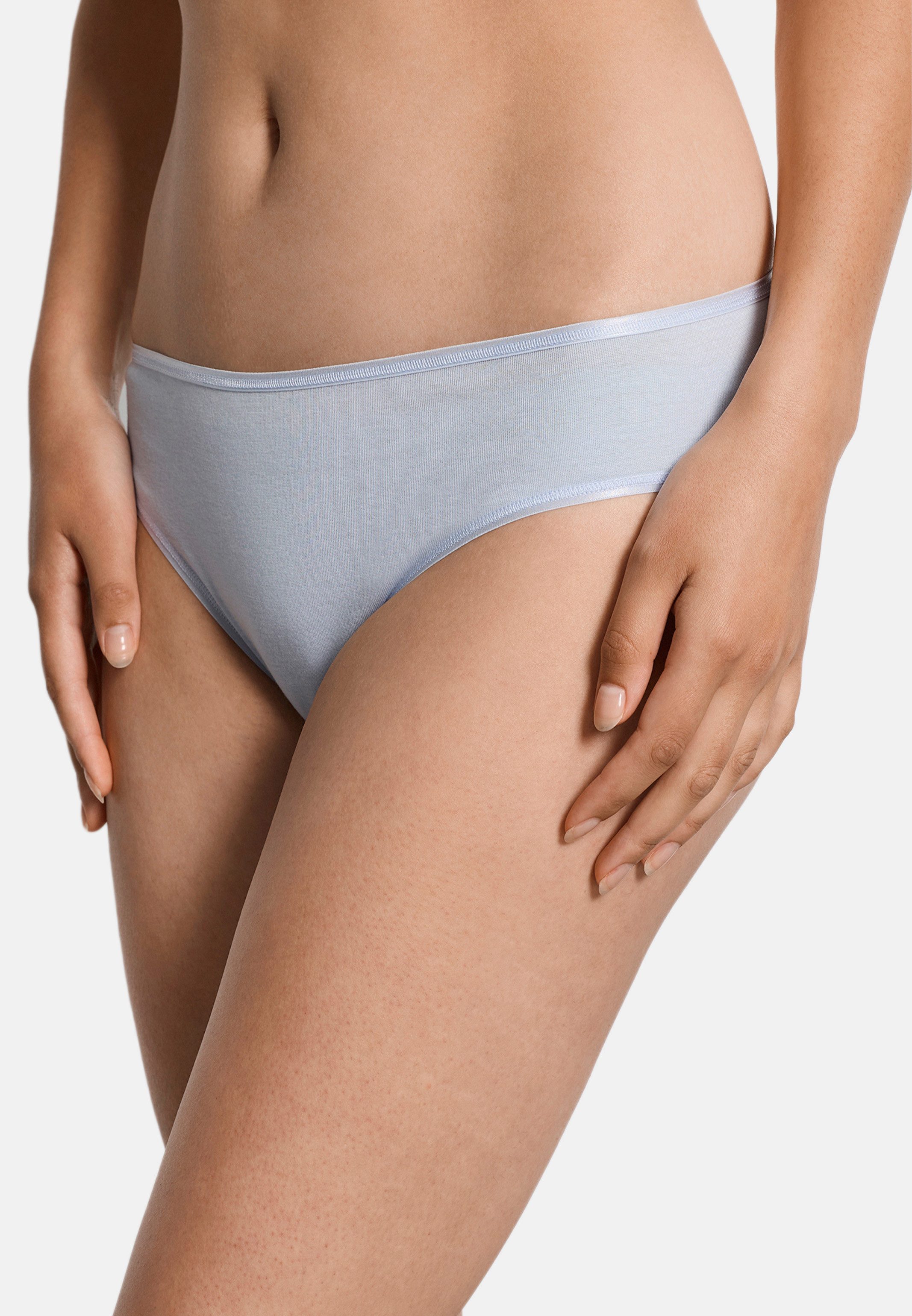 Hanro Midislip Cotton Seamless (1-St) Midi Slip - Baumwolle - Atmungsaktiv - Angenehm auf der Haut