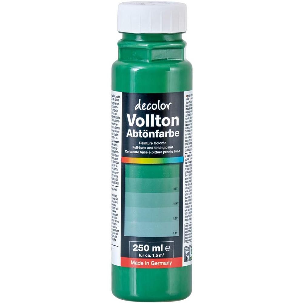PUFAS Vollton- und Abtönfarbe decolor Abtönfarbe, Laubgrün 250 ml