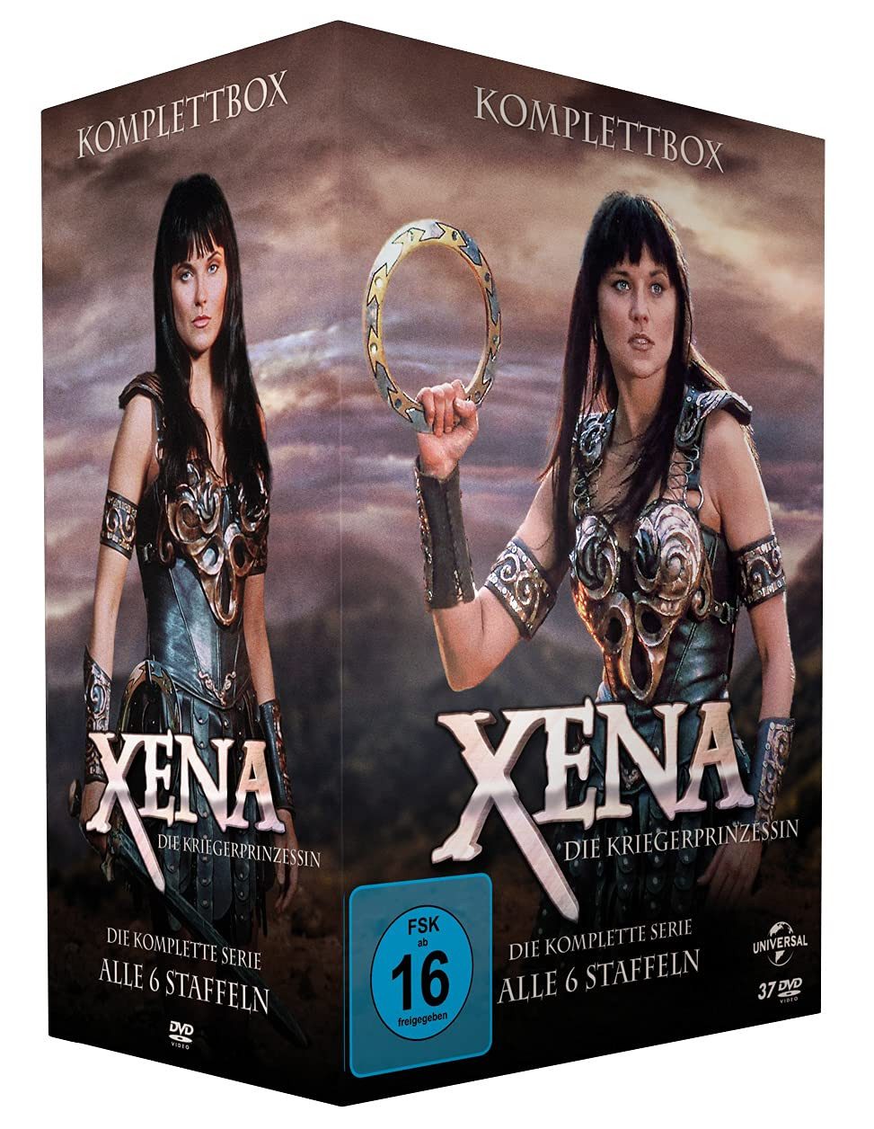 Alive DVD Xena: Die Kriegerprinzessin - Die komplette Serie, (Box-Set, 37-St), Все 6 Staffeln inkl. Bonusmaterial