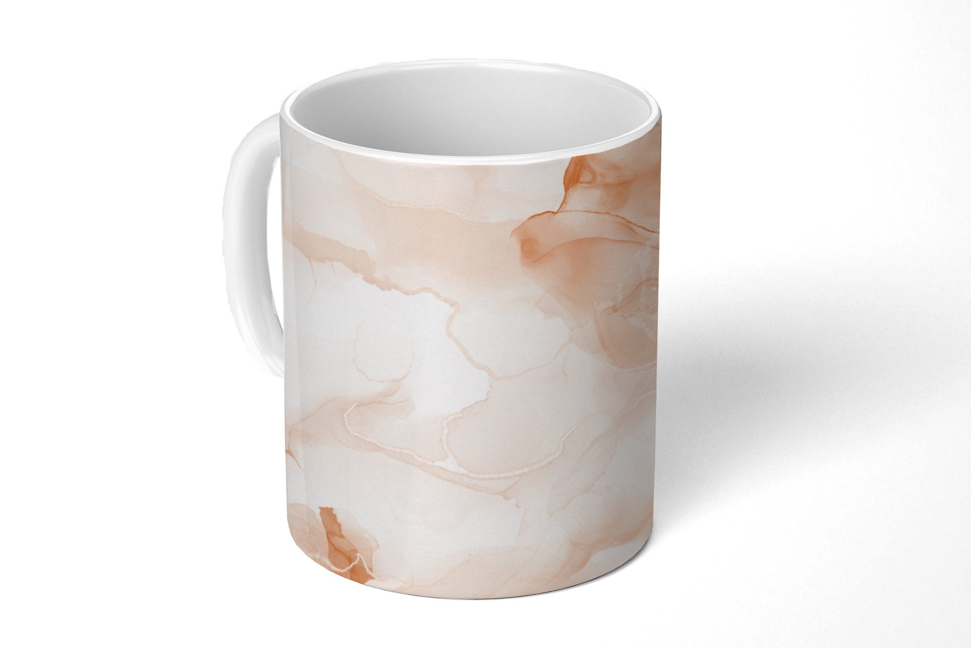 Marmor Becher, Teetasse, Geschenk Teetasse, MuchoWow Kaffeetassen, Wolken, Tasse Braun Keramik, - -