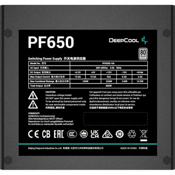 DeepCool PF650 650W PC-Netzteil