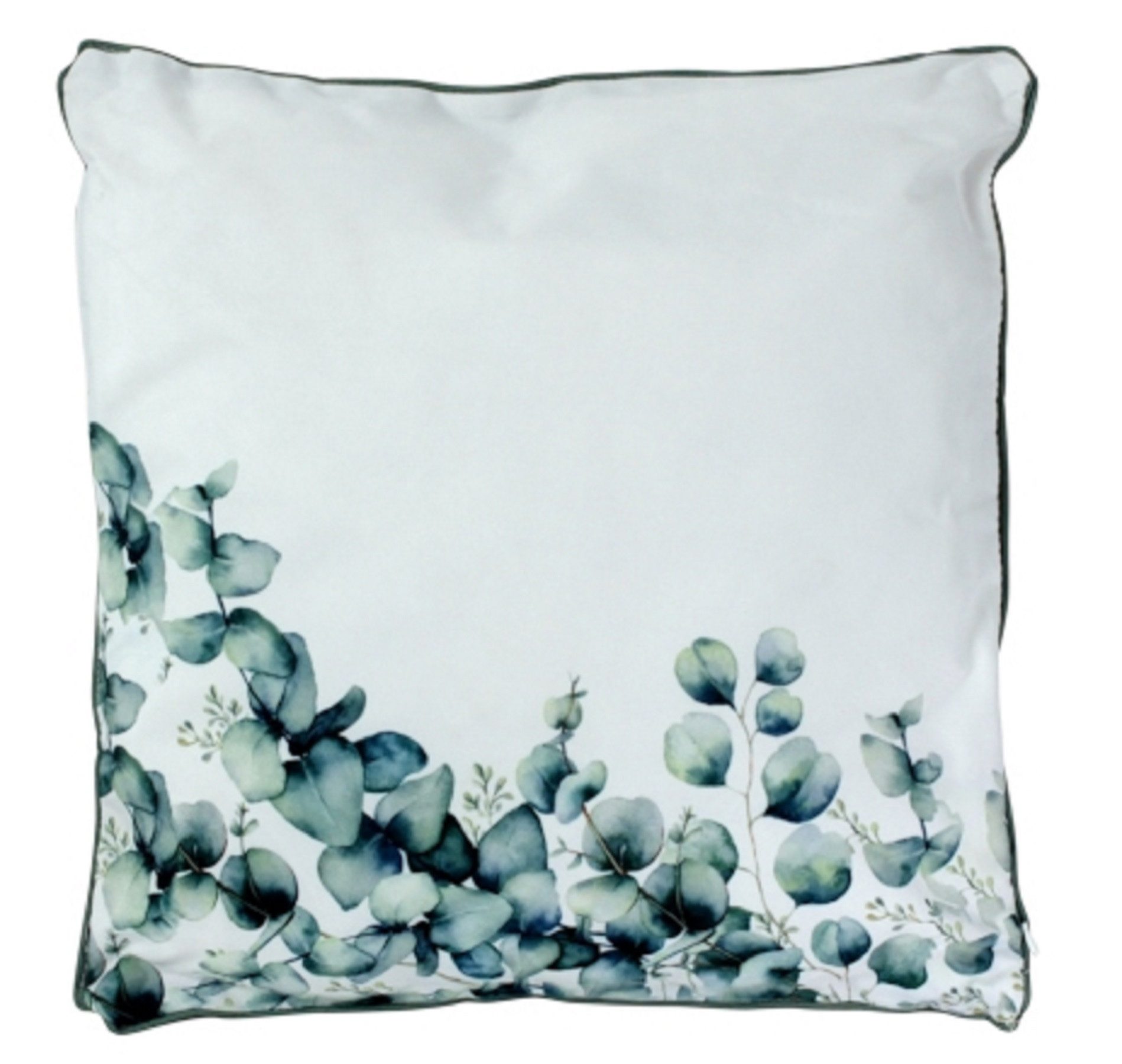Werner Voß Dekokissen Outdoor Kissen EUKALYPTUS 45 x 45cm Deko Garten Bezug Wasserabweisend