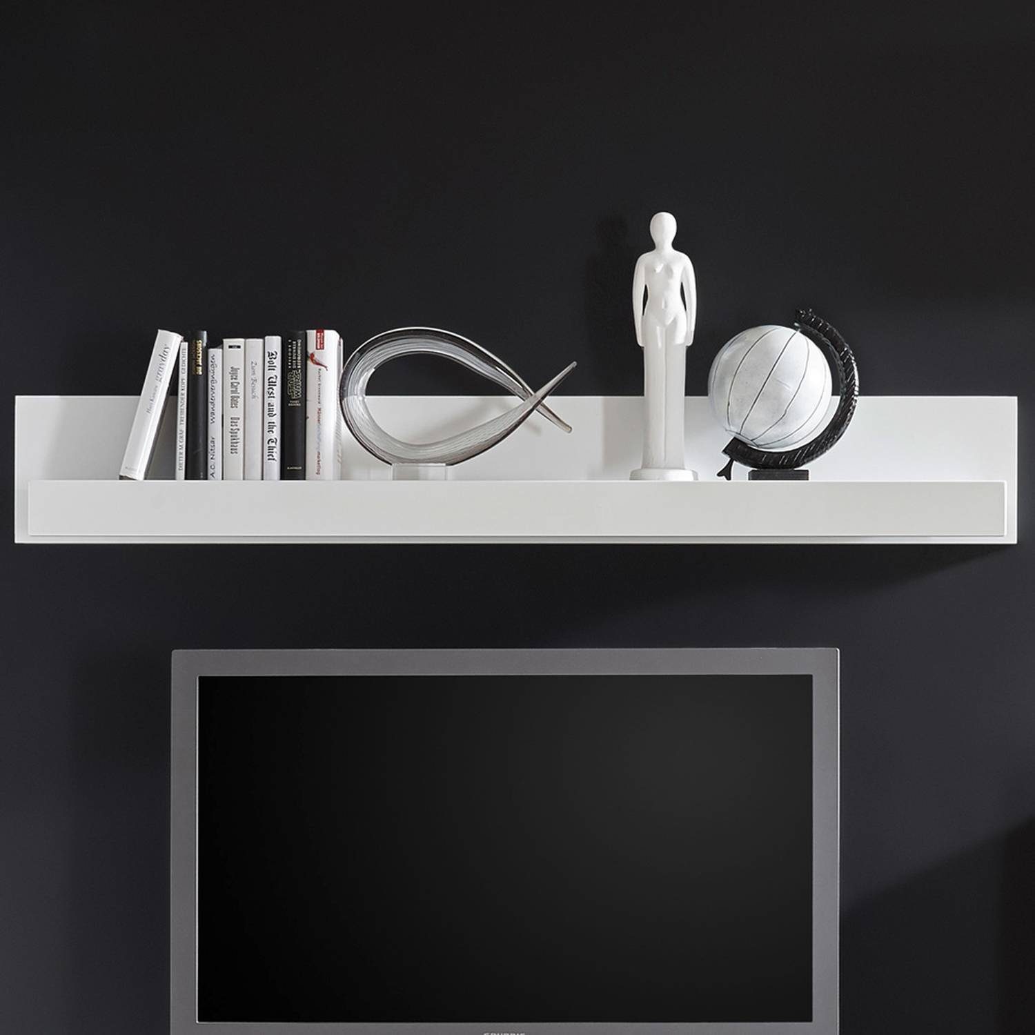 Lomadox Wandregal »COGO-61«, Das moderne Wandboard in weiß Hochglanz  verleiht Ihrem Wohnzimmer ein elegantes Erscheinungsbild, pflegeleichte  Oberflächen, viel Stauraum online kaufen | OTTO