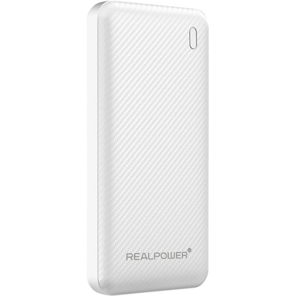 Realpower RealPower Powerbank 10000 mAh Fast Charge, SuperCharge, USB PD USB-A Powerbank 10000 mAh